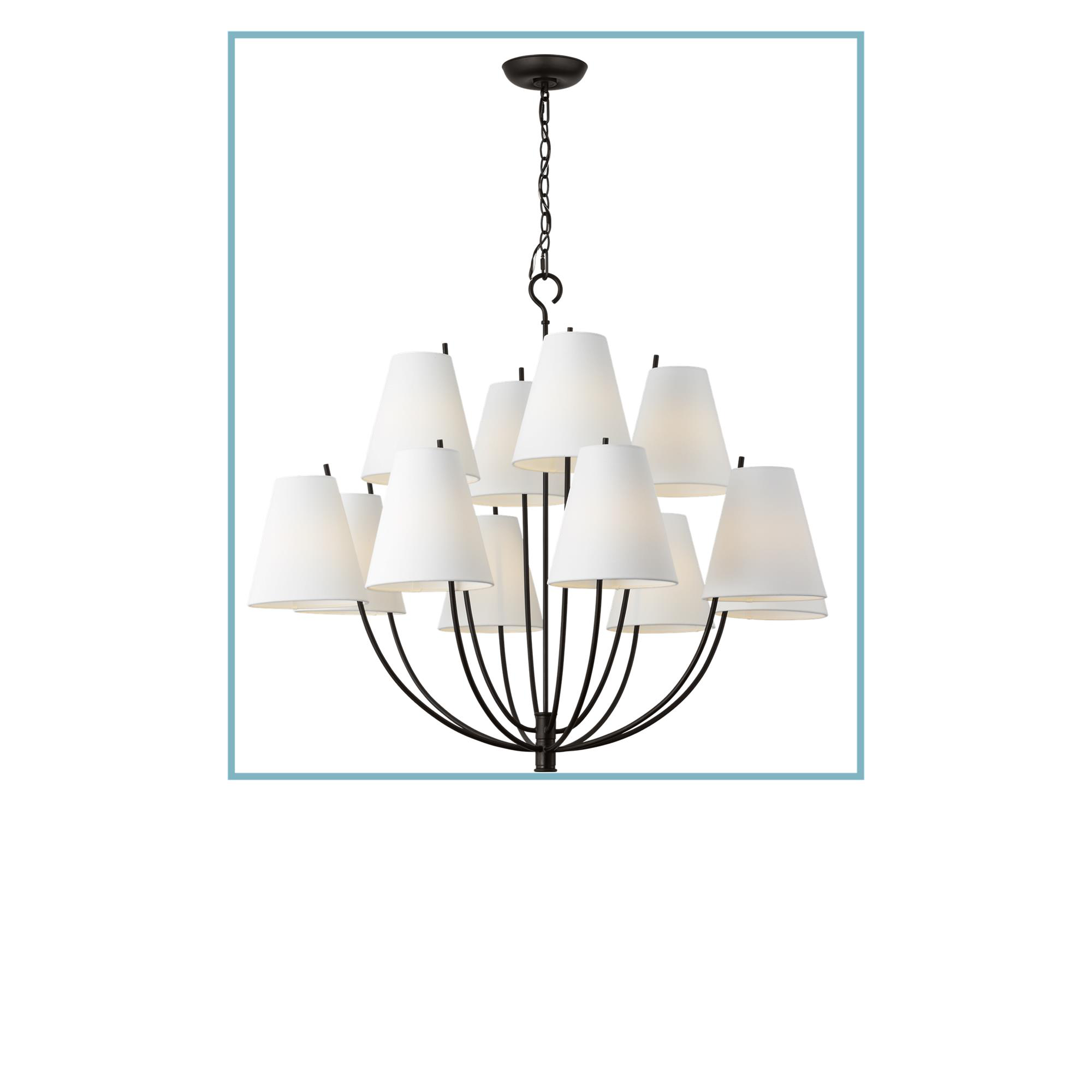 Chapman & Myers Marina Large Chandelier,
