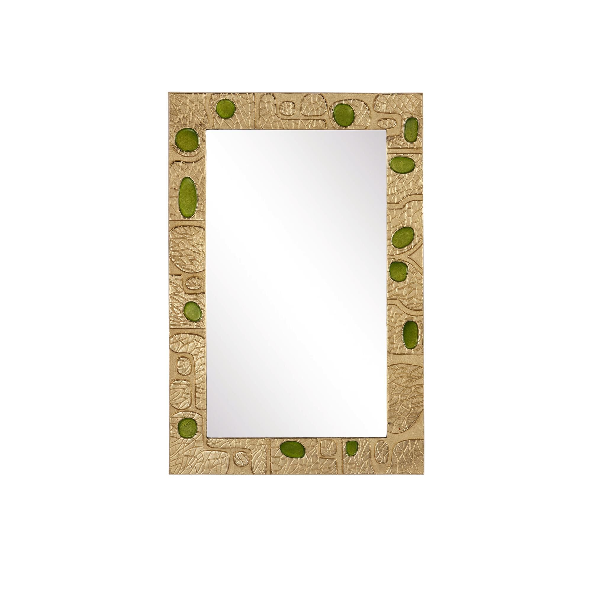 Shown in Gold, Green finish