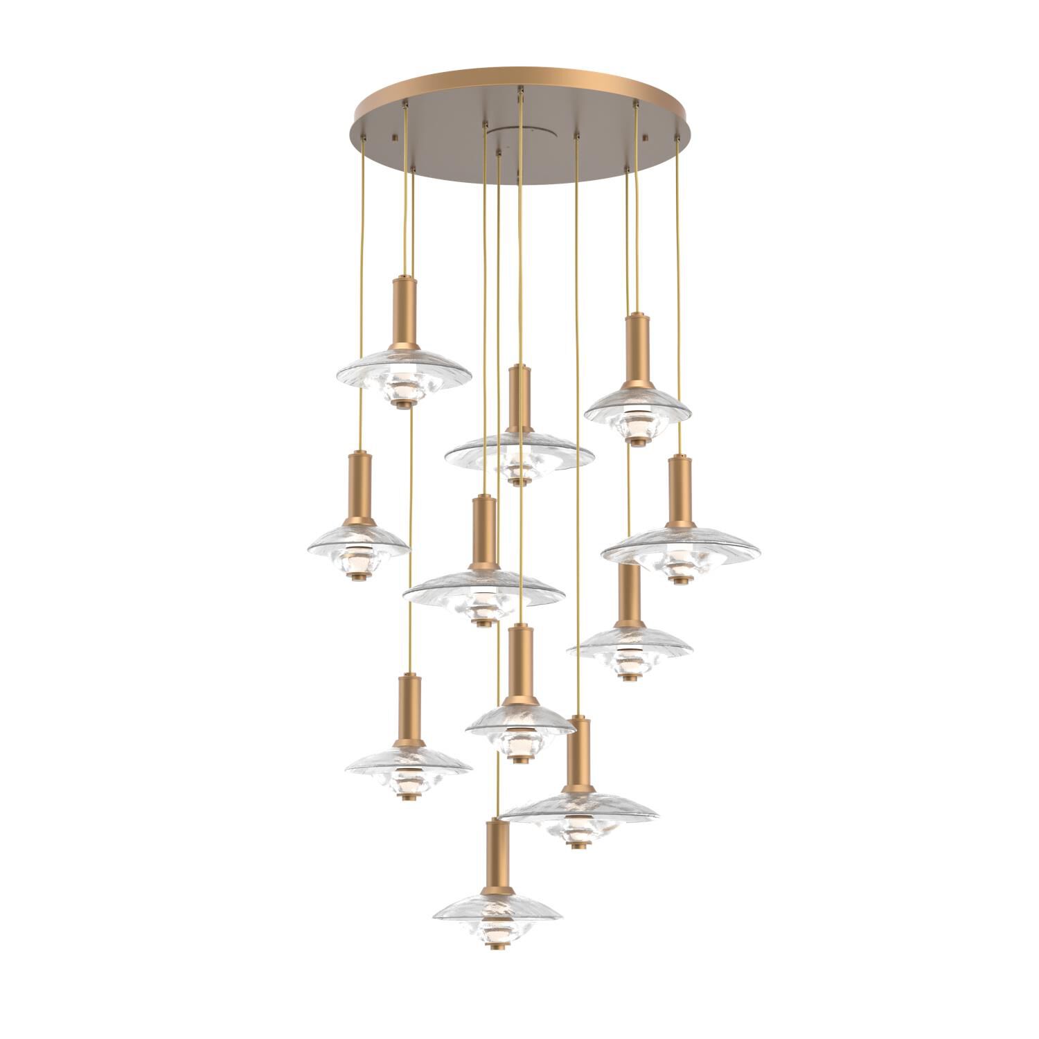 Levi Wilson Cirrus 44 Inch Multi Light Pendant by Hammerton Studio