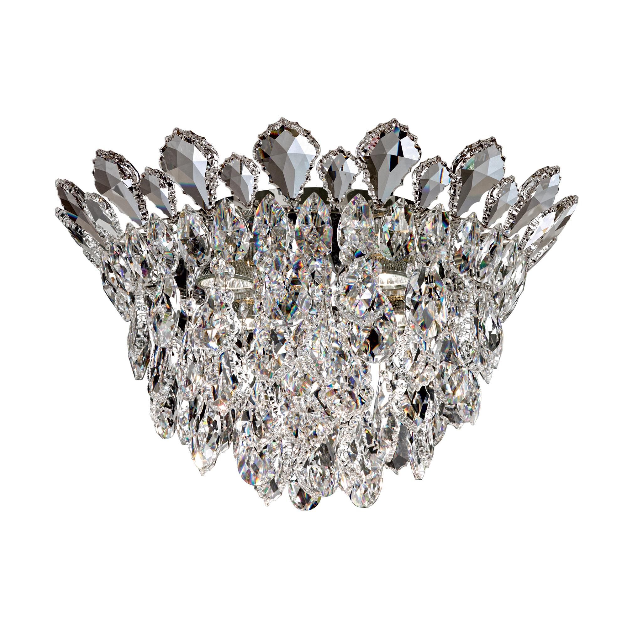 Shown in Polished Stainless Steel finish and Clear Radiance crystal