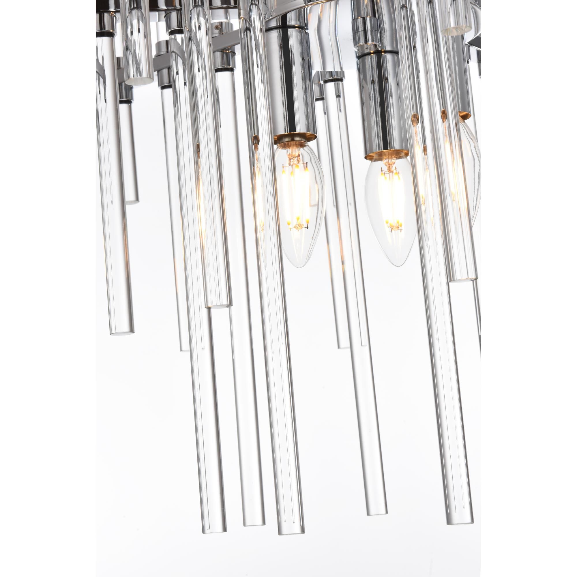 Shown in Chrome finish and Clear Royal Cut crystal