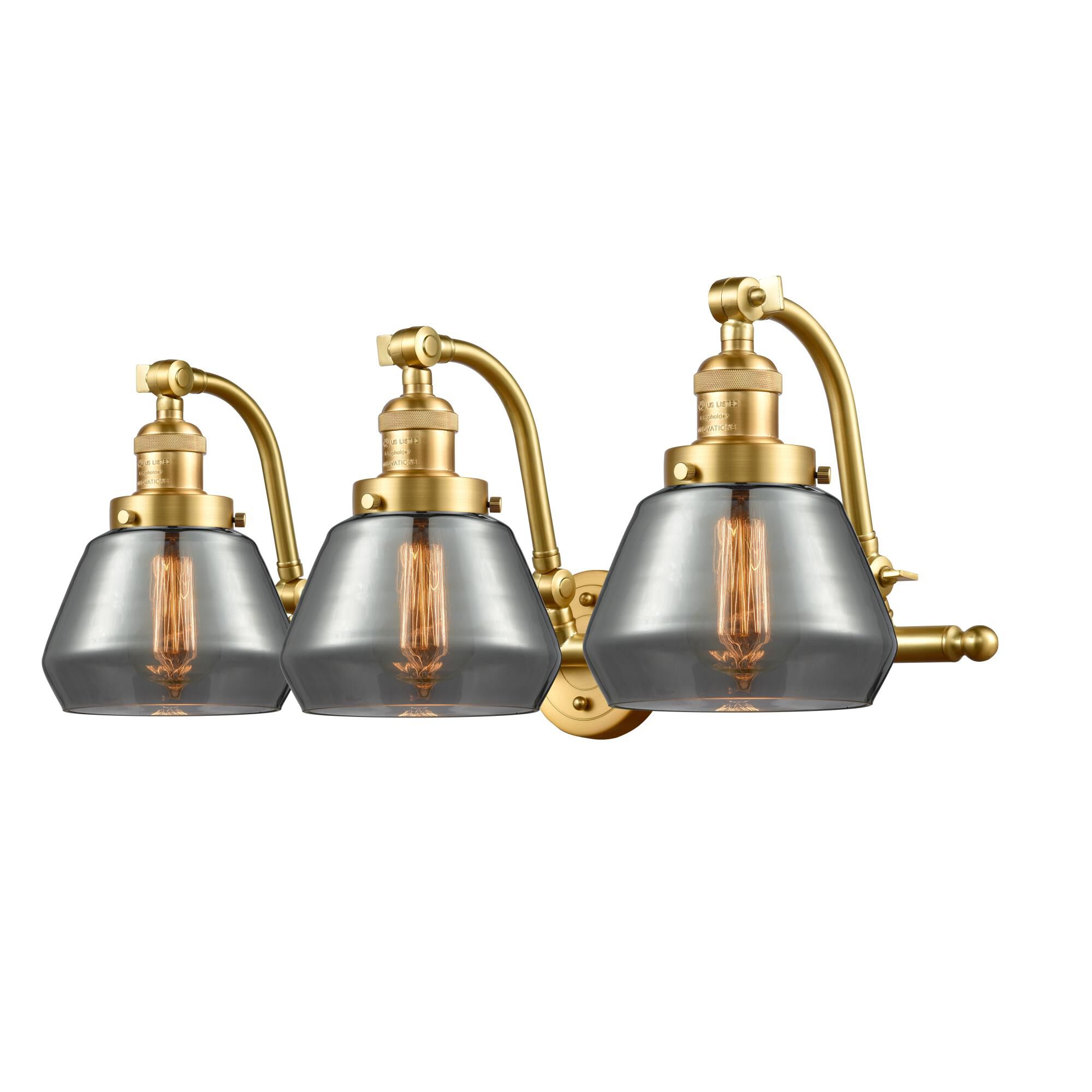 Bruno Marashlian Fulton 28 Inch 3 Light LED Bath Vanity Light by Innovations Lighting