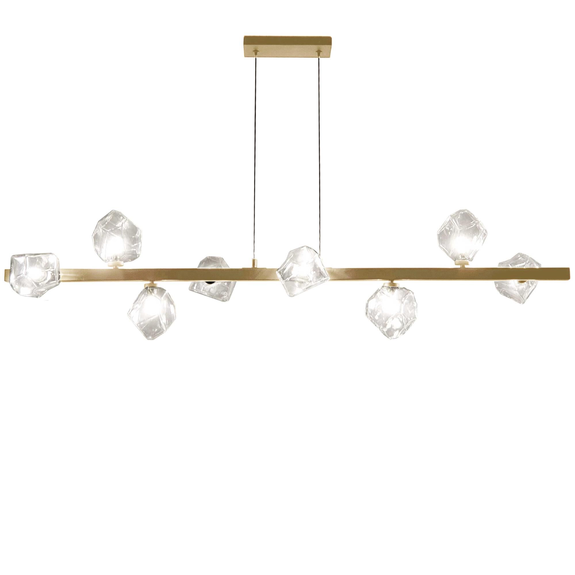 Pearlene 54 Inch 8 Light Linear Suspension Light by Dainolite