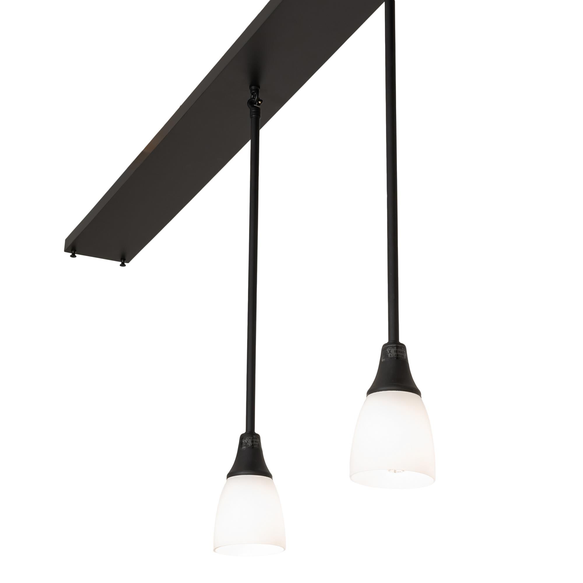 Shown with White;Black Metal Finish glass
