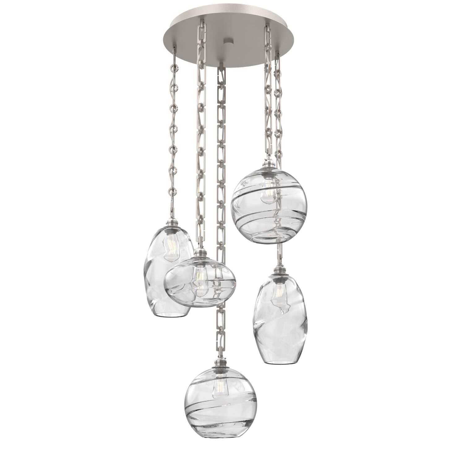 Levi Wilson Misto 23 Inch Multi Light Pendant by Hammerton Studio
