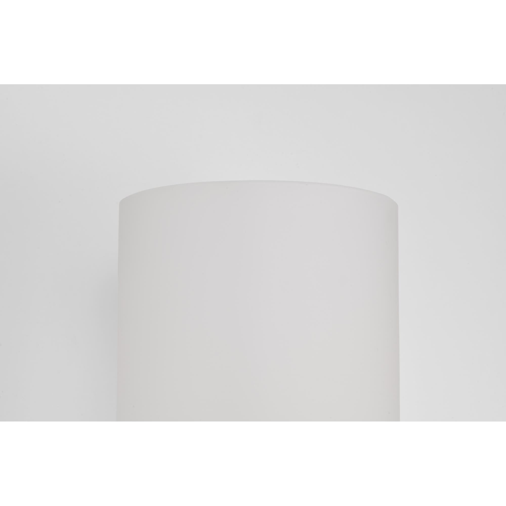 Shown in Burnished Brass finish and White Opal glass