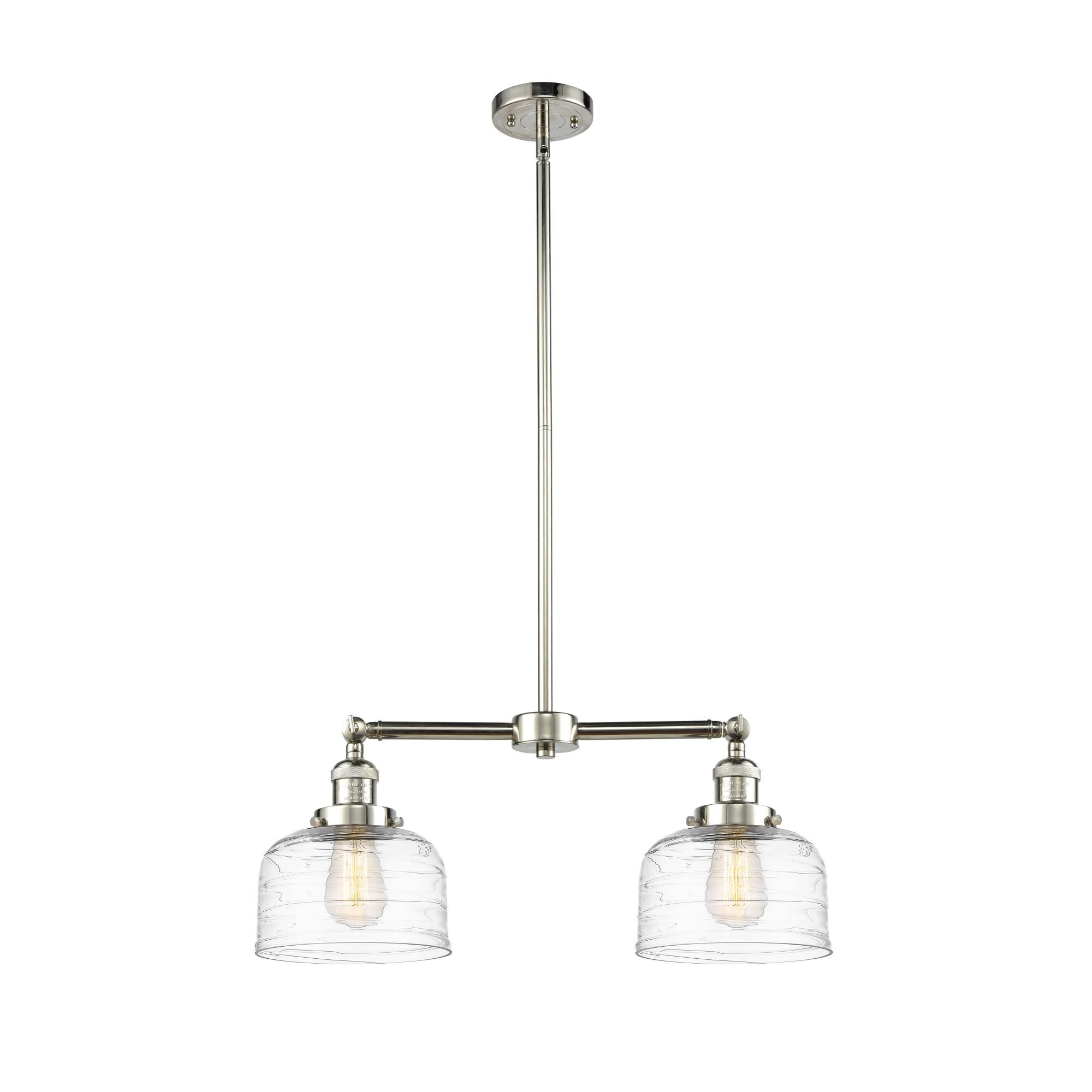Bruno Marashlian Large Bell 21 Inch 2 Light Mini Chandelier by Innovations Lighting