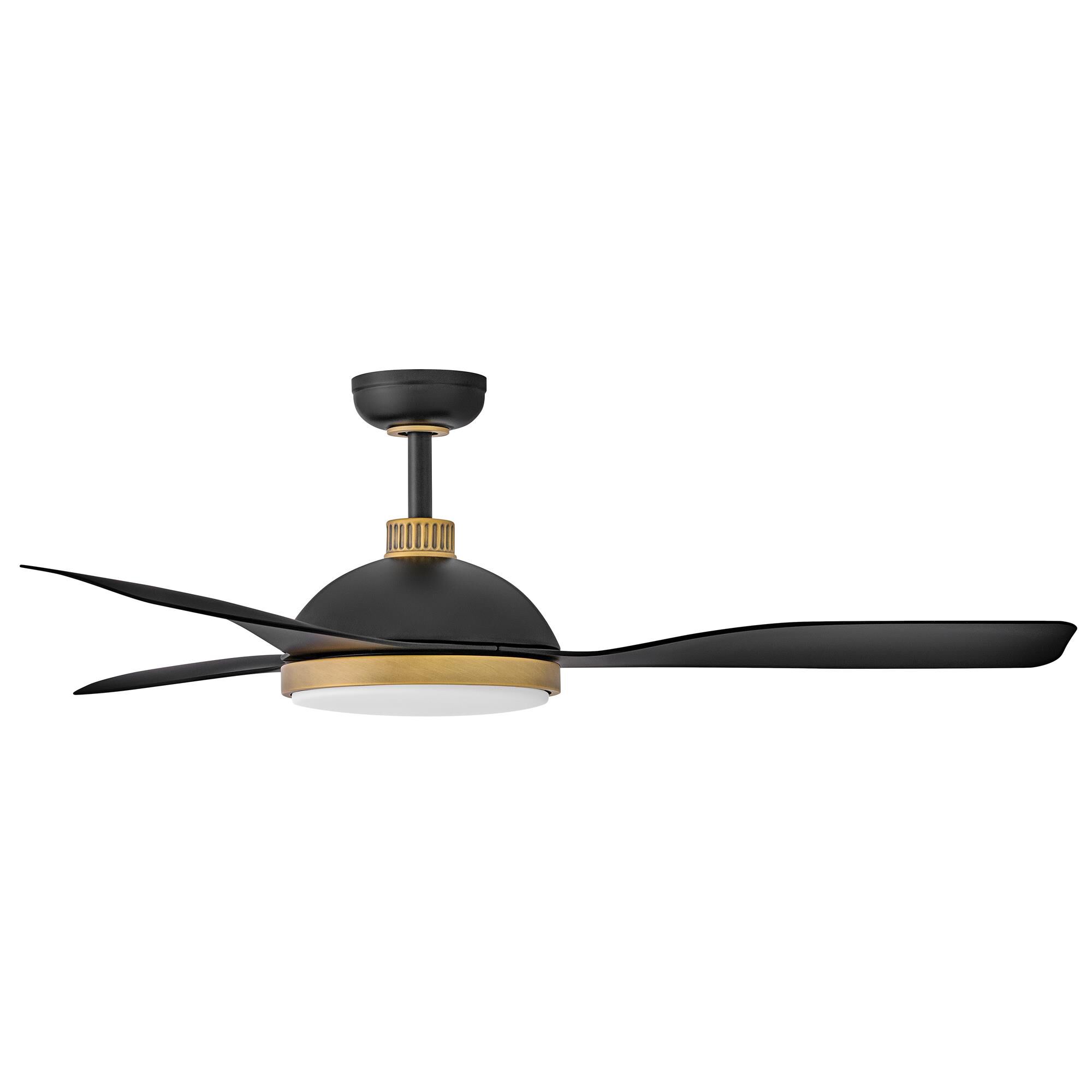 Shown in Matte Black finish and White Polycarbonate glass