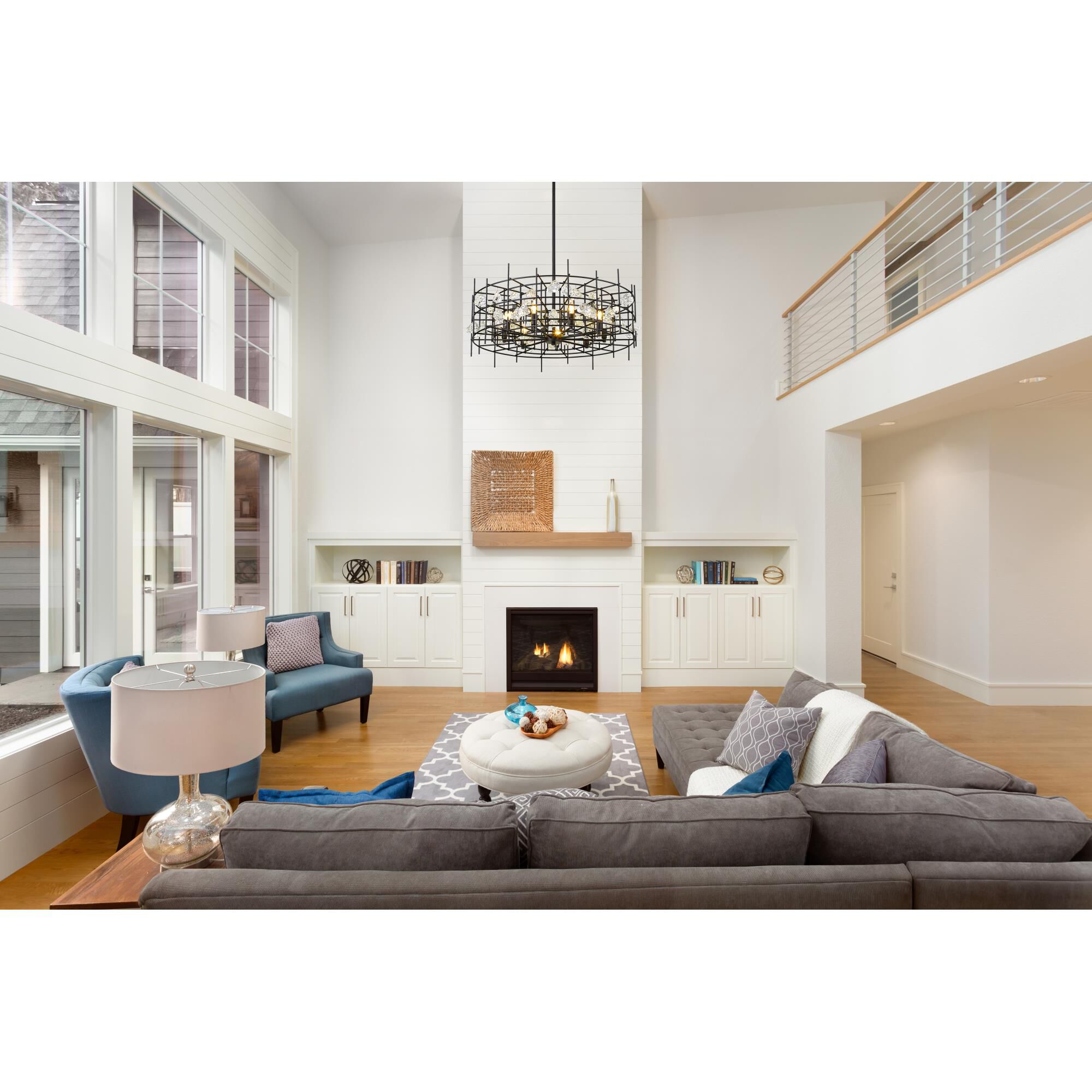 Garroway 32 Inch 9 Light Chandelier by Z-Lite