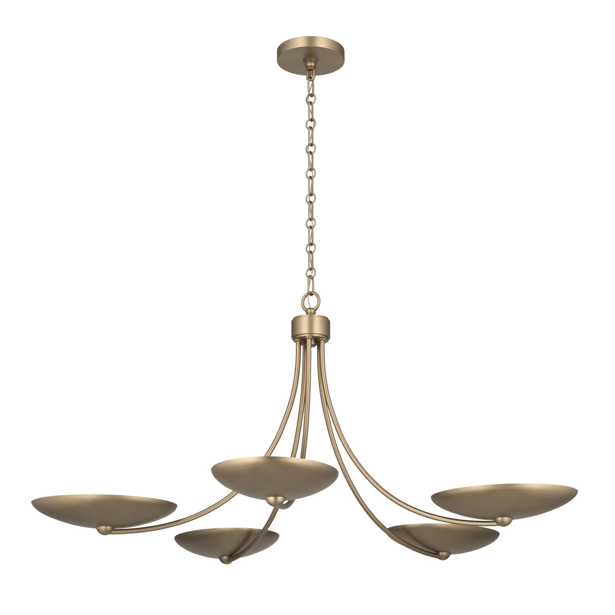 Shown in Champagne Bronze finish and Champagne Bronze shade