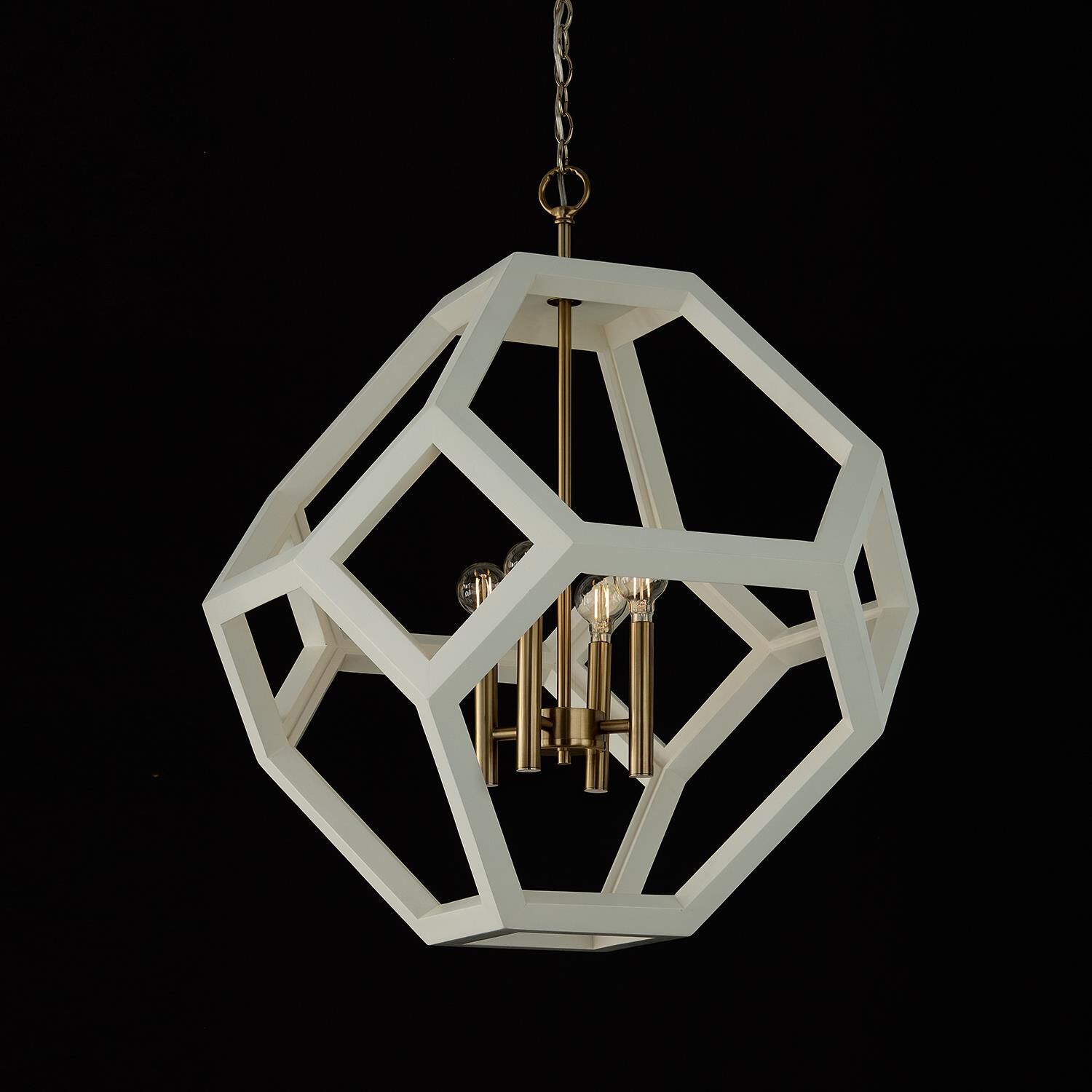 Geo 24 Inch Cage Pendant by Capital Lighting