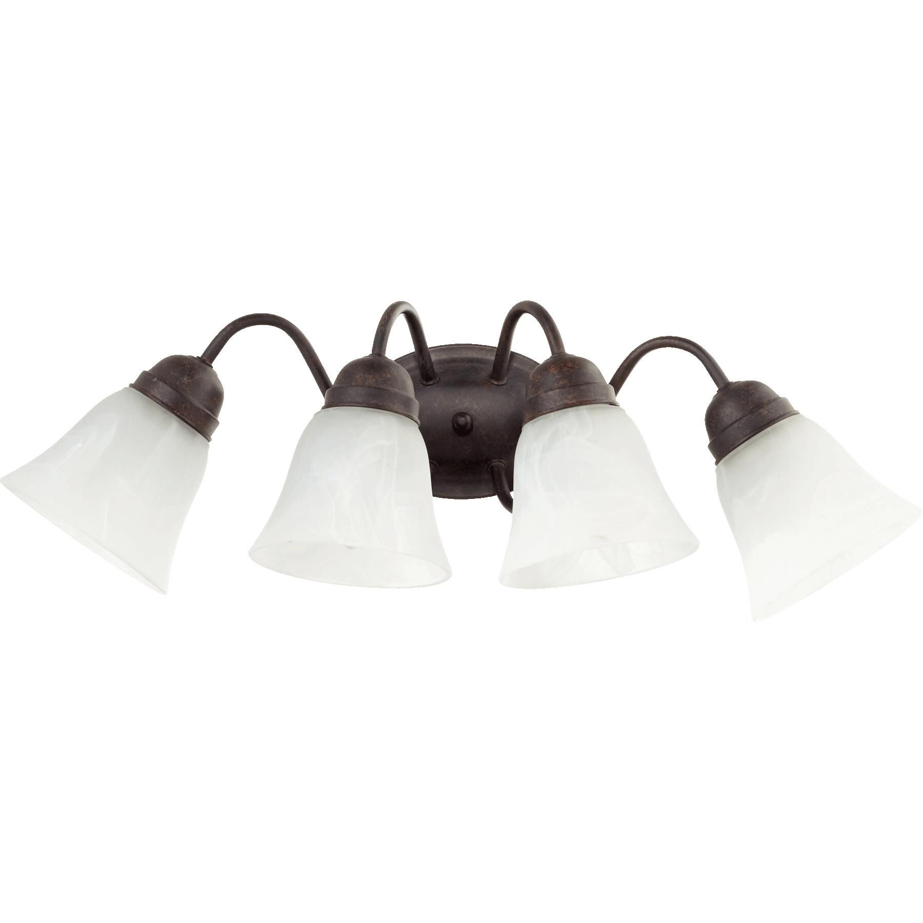 Shown in Toasted Sienna finish and Faux Alabaster glass 