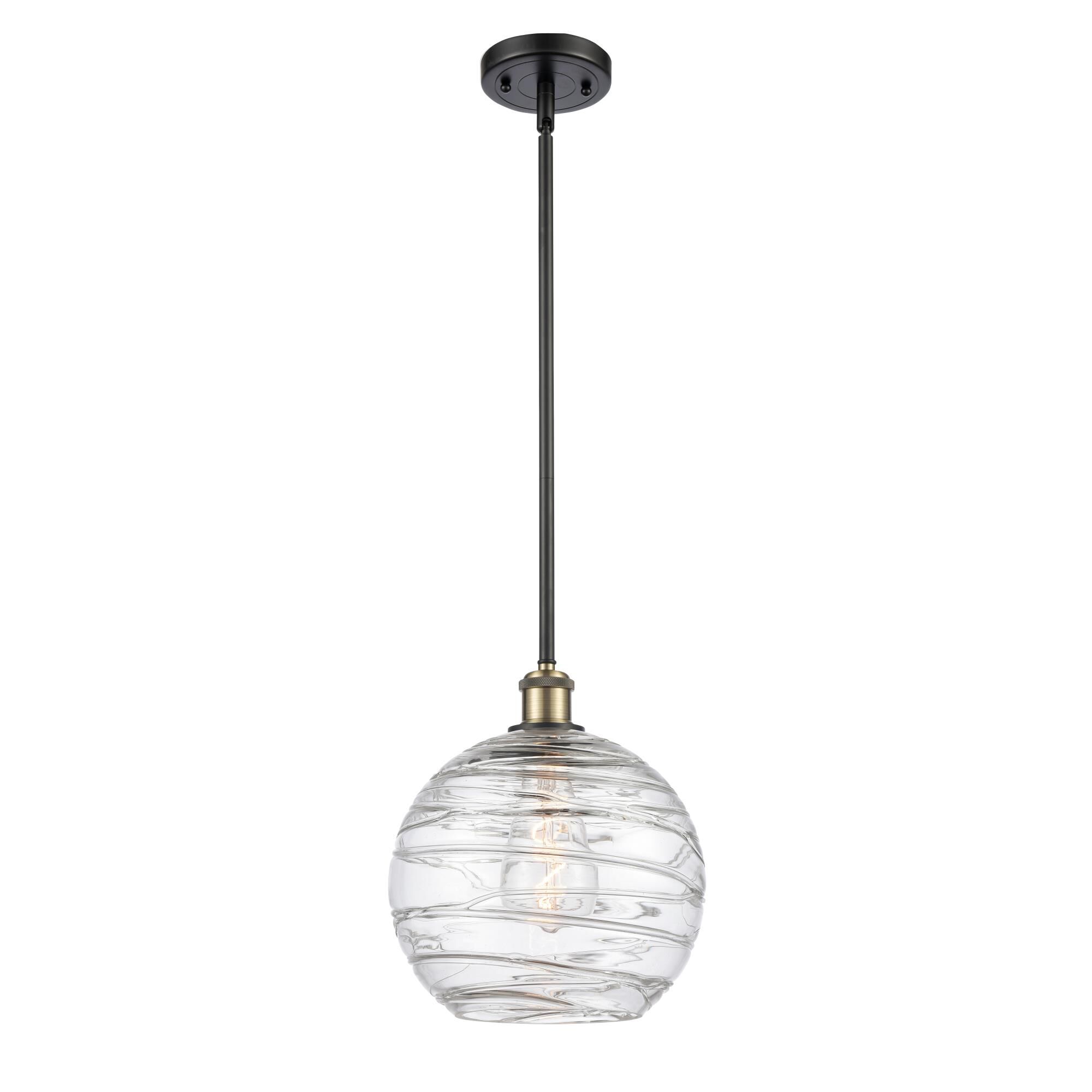 Bruno Marashlian Athens Deco Swirl 10 Inch Mini Pendant by Innovations Lighting
