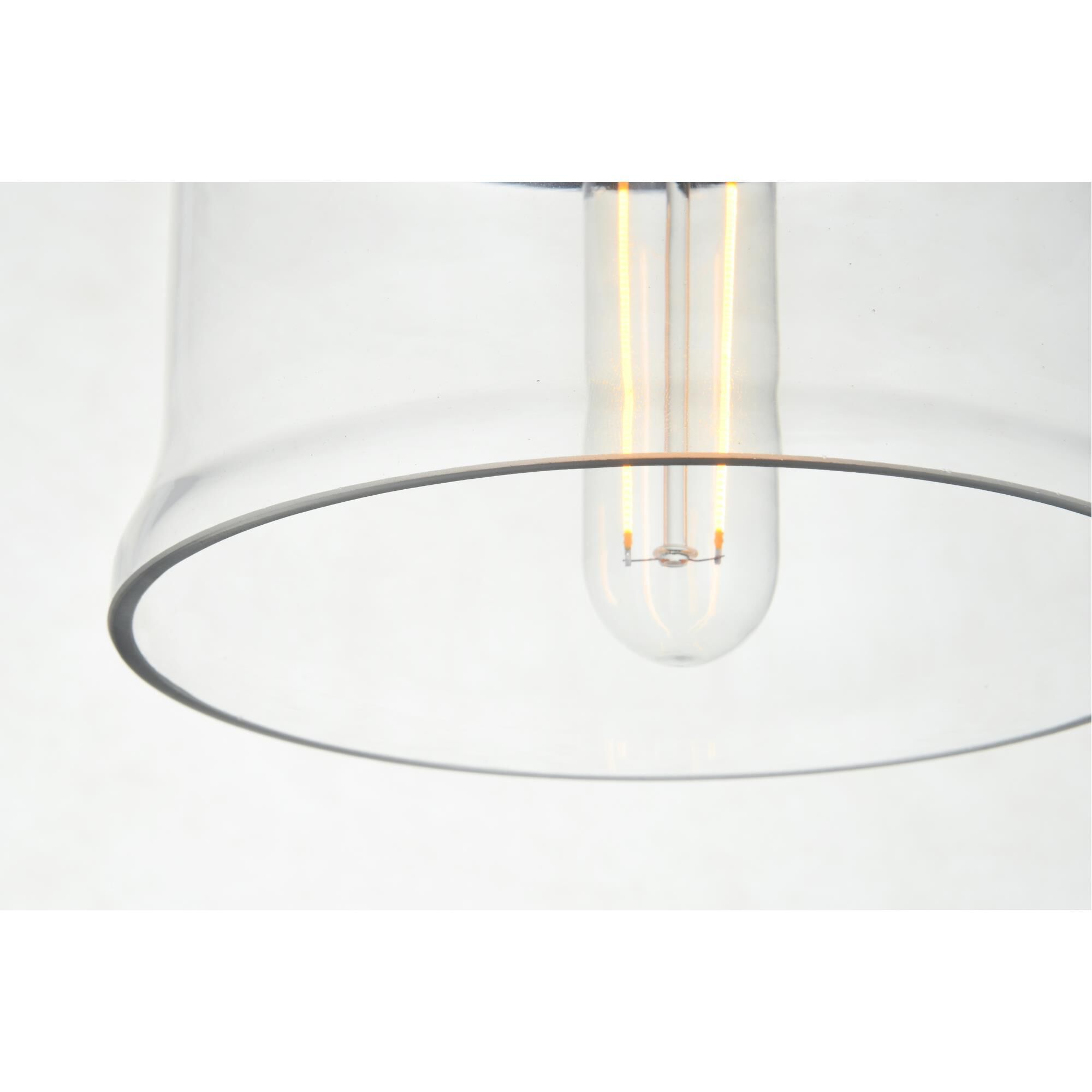 Shown in Black finish and Black and Clear  glass