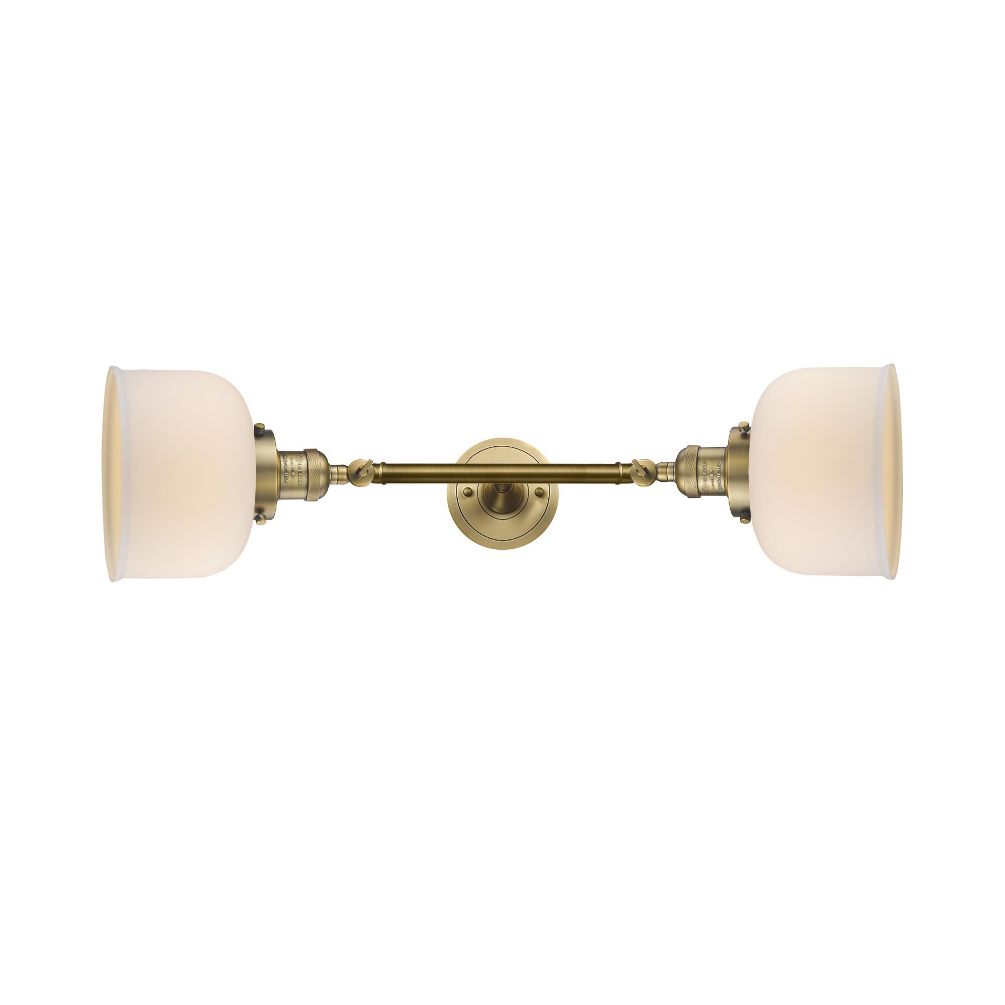 Bruno Marashlian Large Bell 23 Inch 2 Light Bath Vanity Light by Innovations Lighting