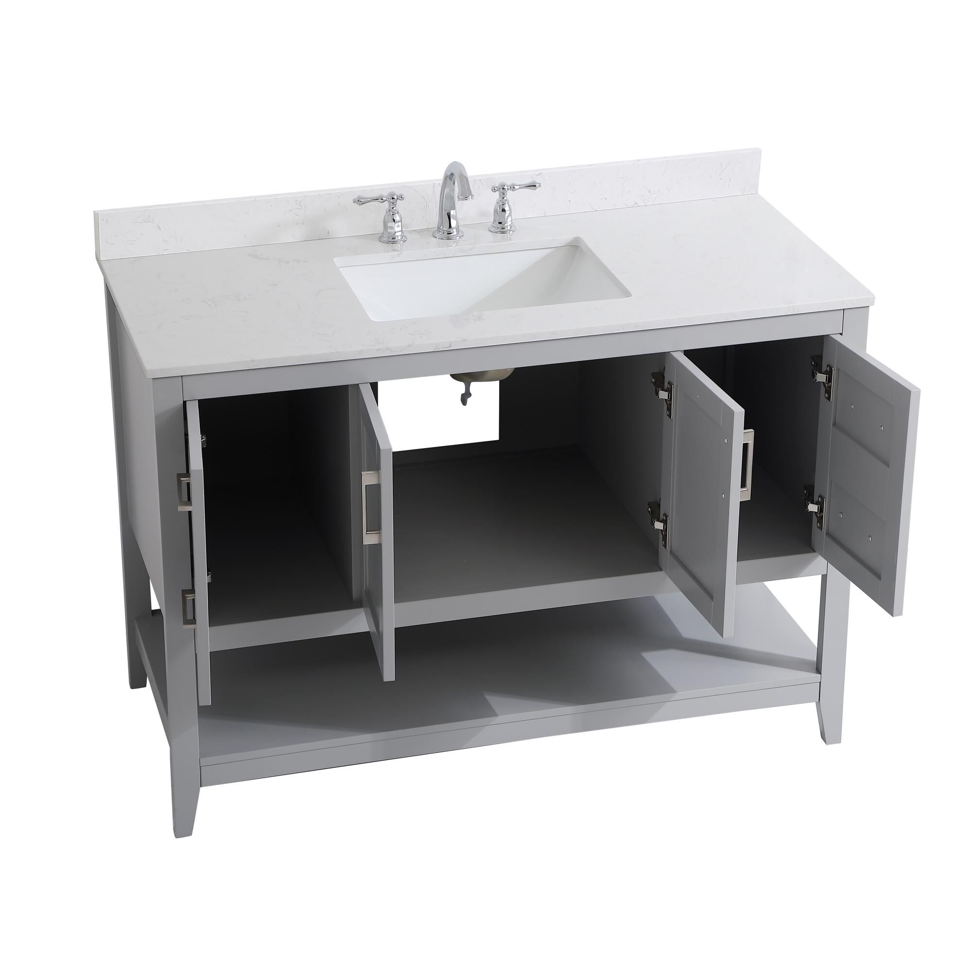 Shown in Grey finish