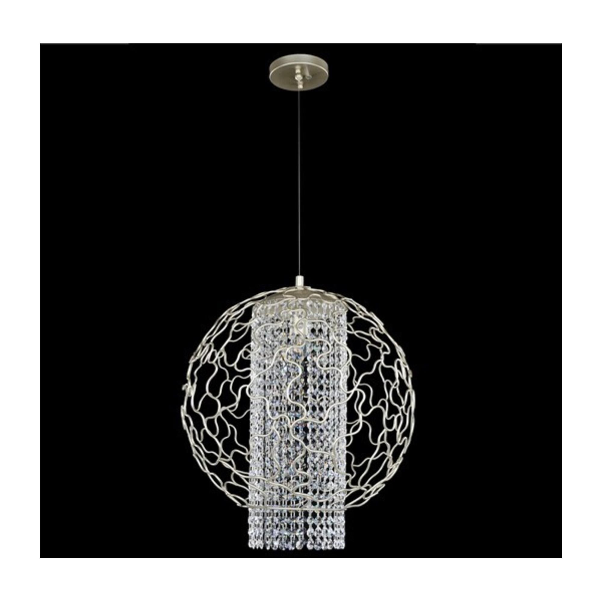 Shown in Tarnished Silver finish and Firenze Clear crystal