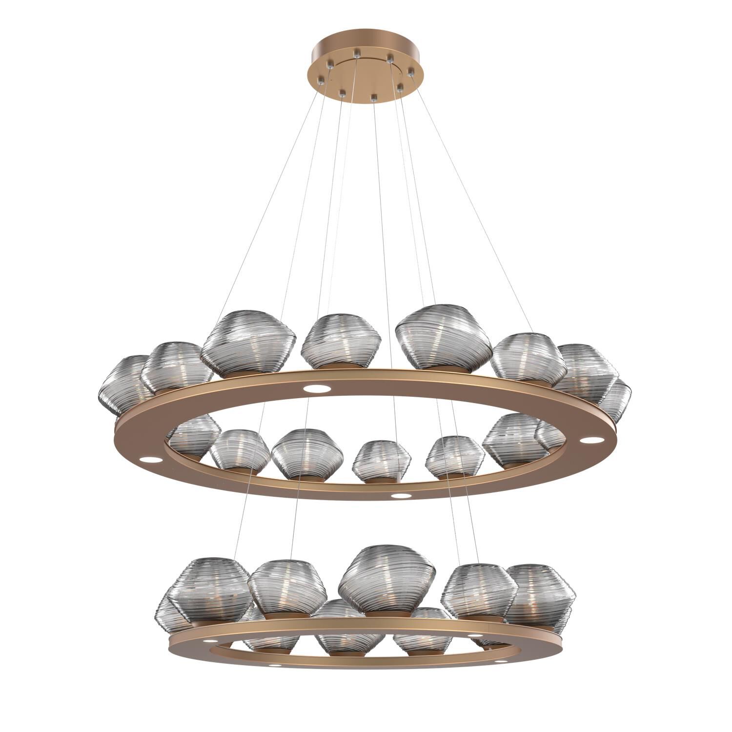 Mesa 48 Inch 28 Light LED Chandelier by Hammerton Studio