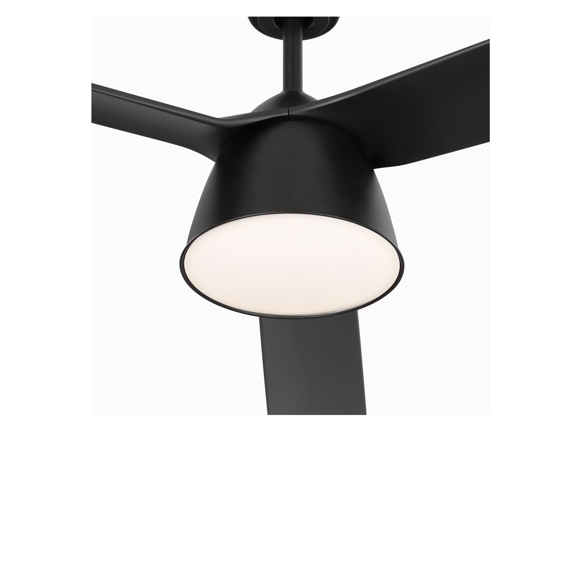 Peter Bristol Studio 60 Inch Ceiling Fan with Light Kit,