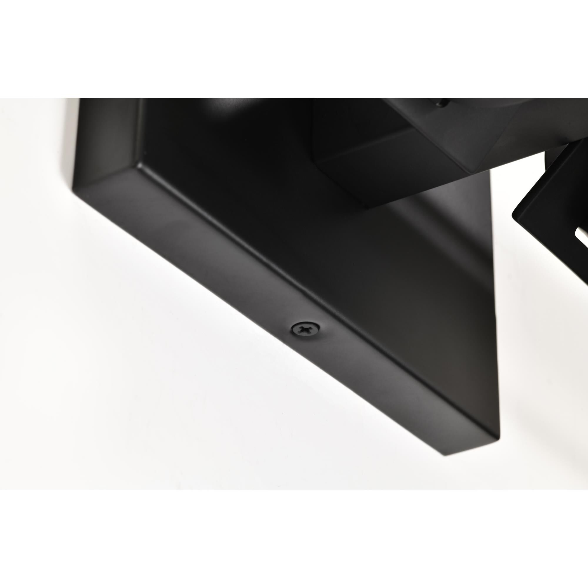 Shown in Matte Black finish and White glass