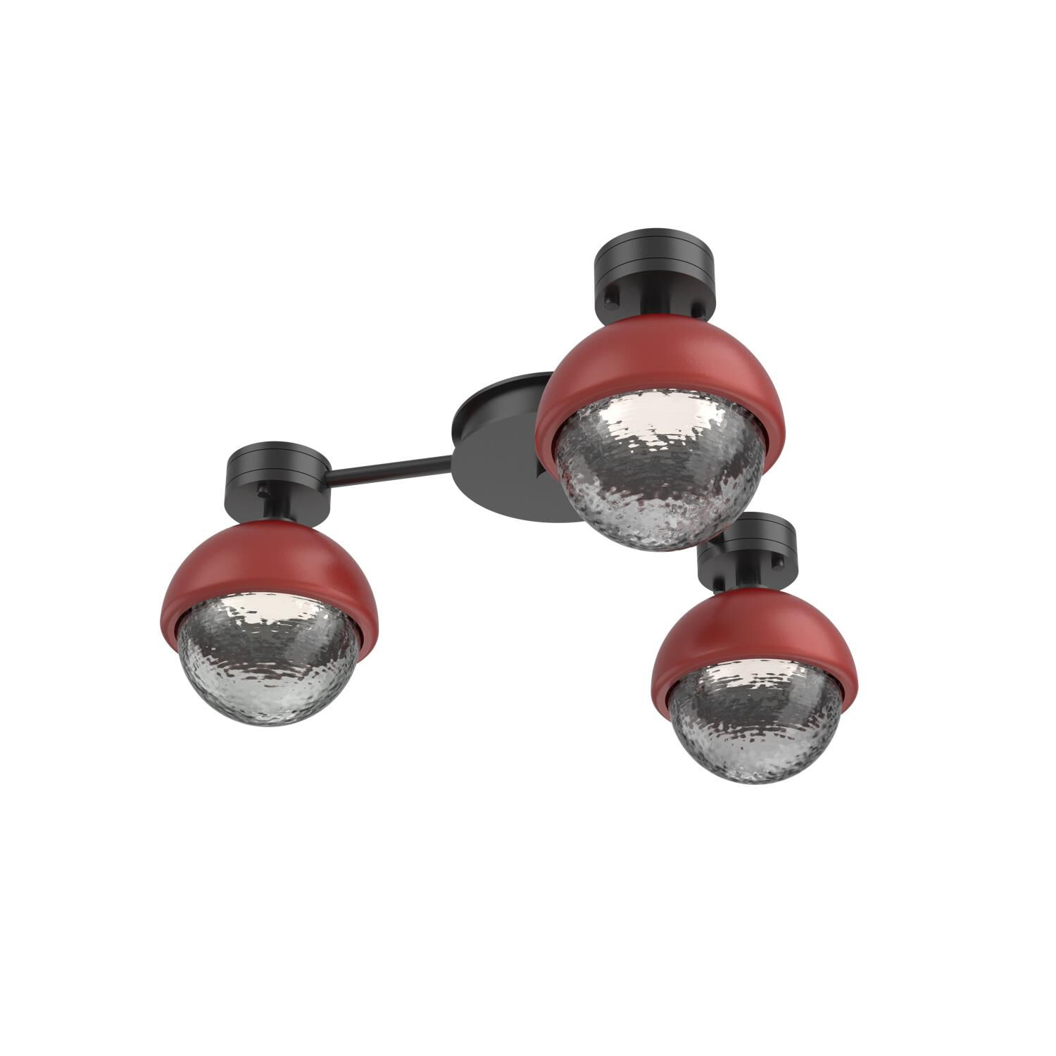Levi Wilson Cabochon 23 Inch Flush Mount by Hammerton Studio