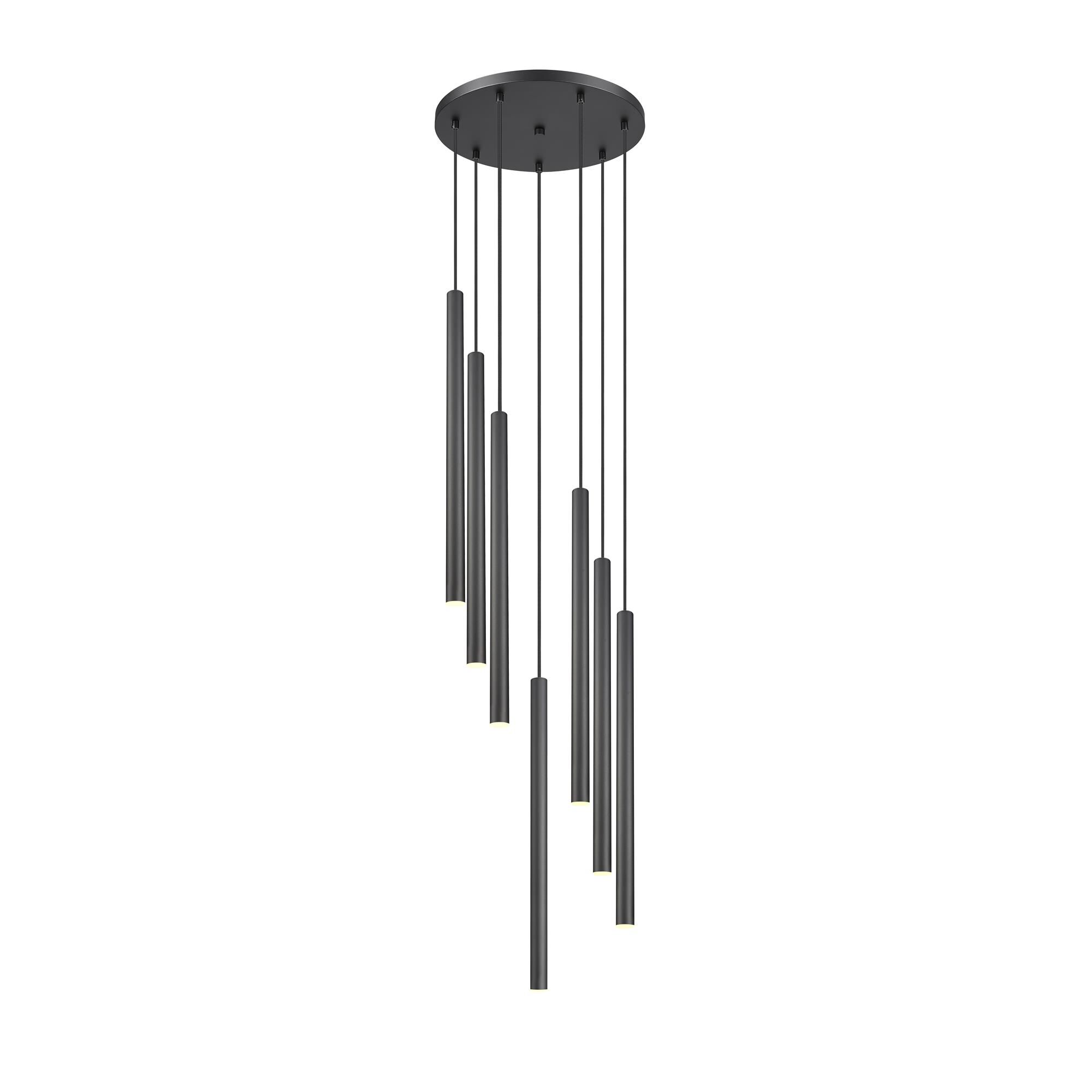 Shown in Matte Black finish and Matte Black glass and Matte Black shade