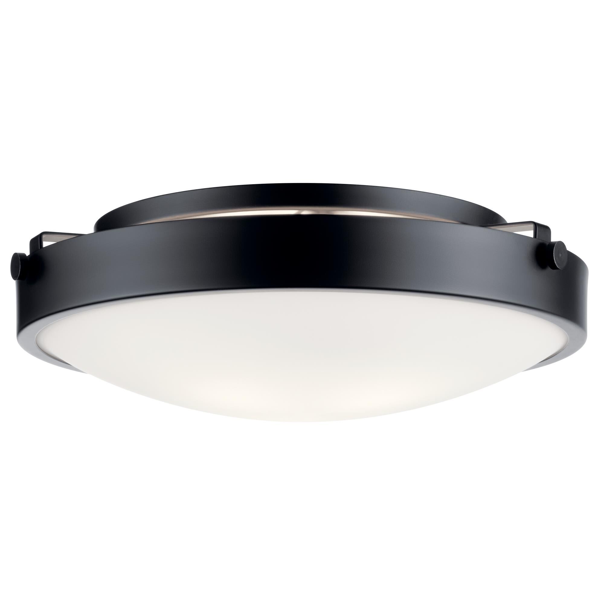 Shown in Black finish and Frosted glass