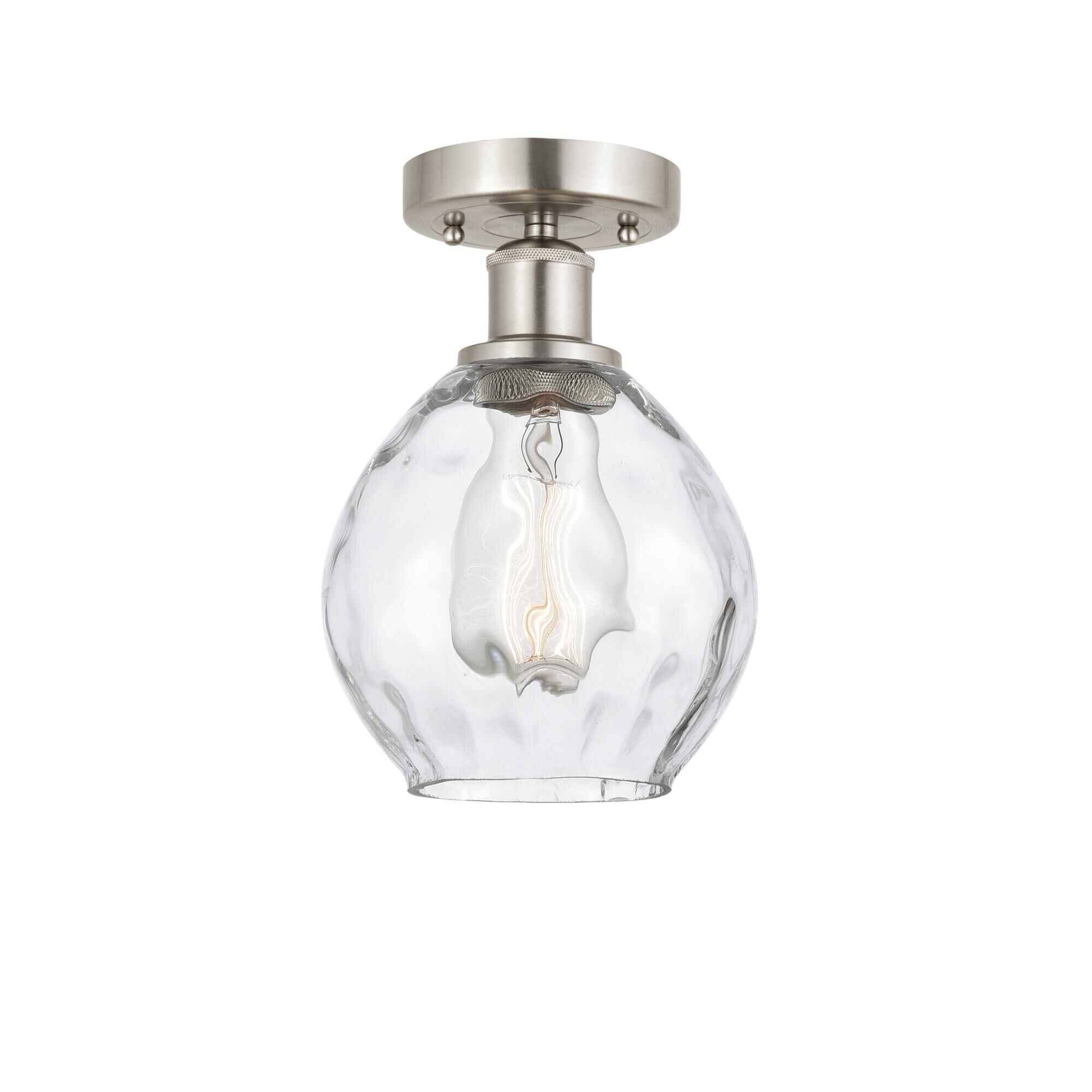 Bruno Marashlian Waverly 6 Inch 1 Light Semi Flush Mount by Innovations Lighting