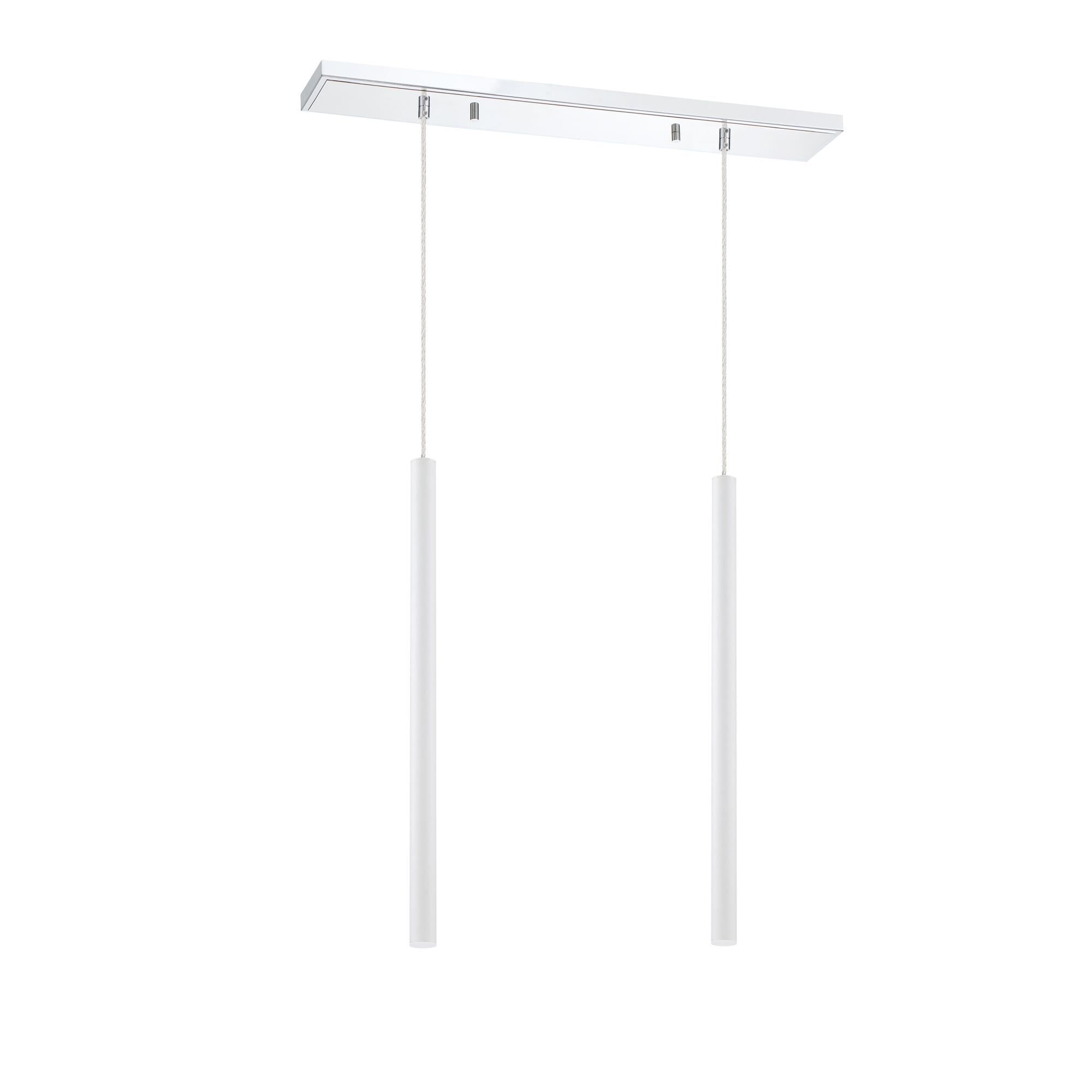 Shown in Chrome finish and Steel glass and Steel shade