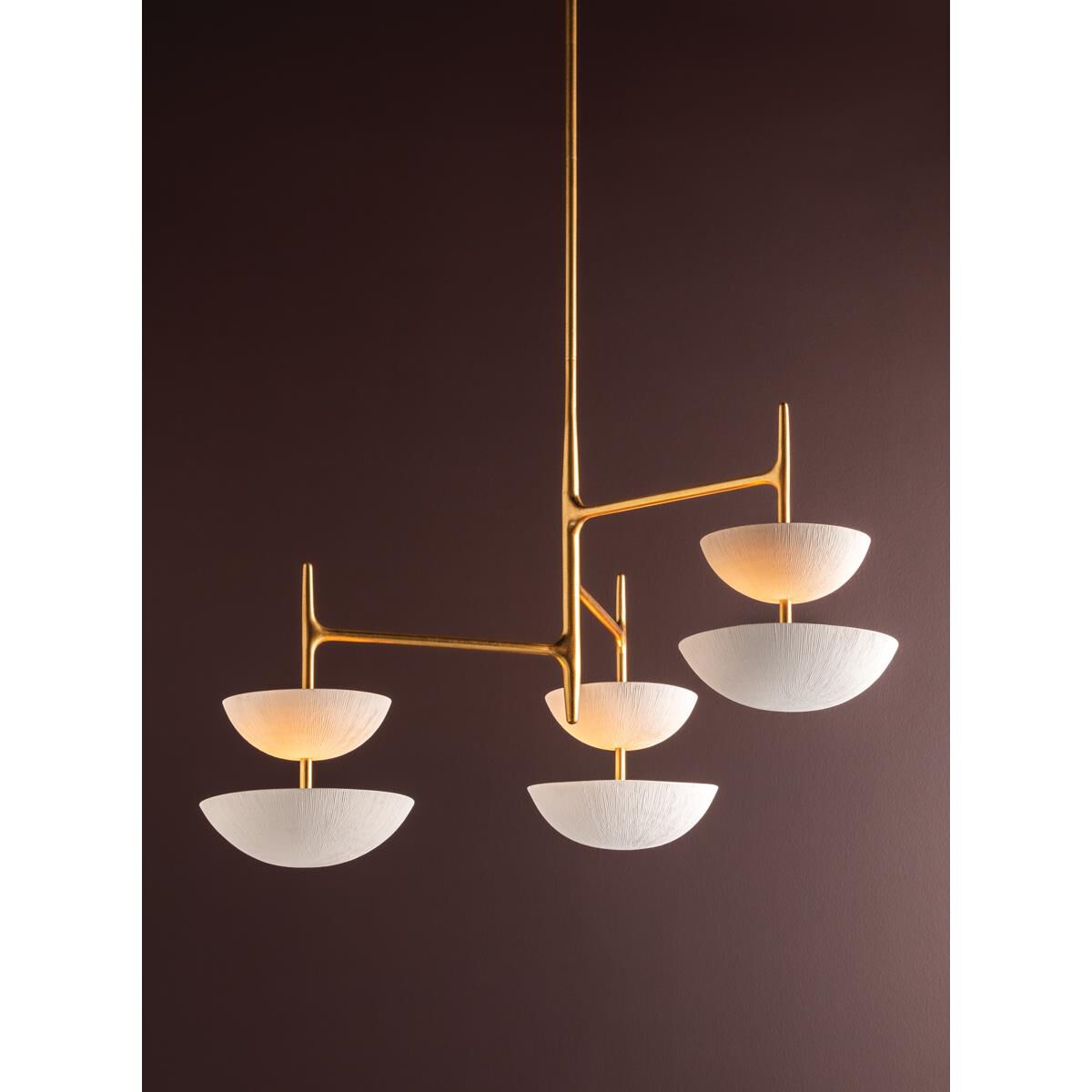 Shown in Vintage Gold Leaf and Gesso White finish