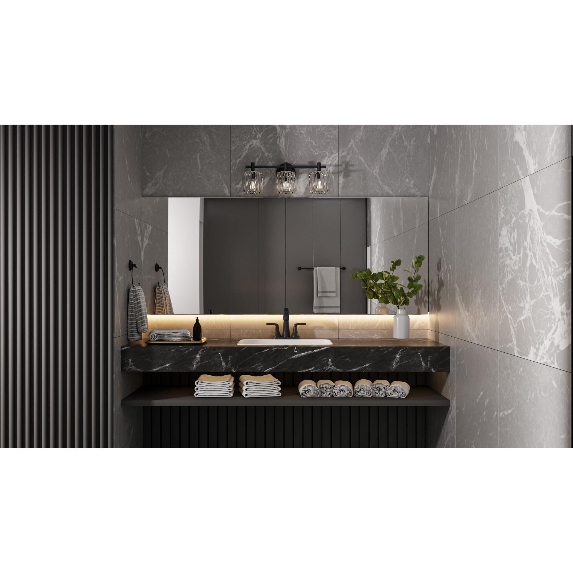 Spade 22 Inch Bath Vanity Light by Quoizel