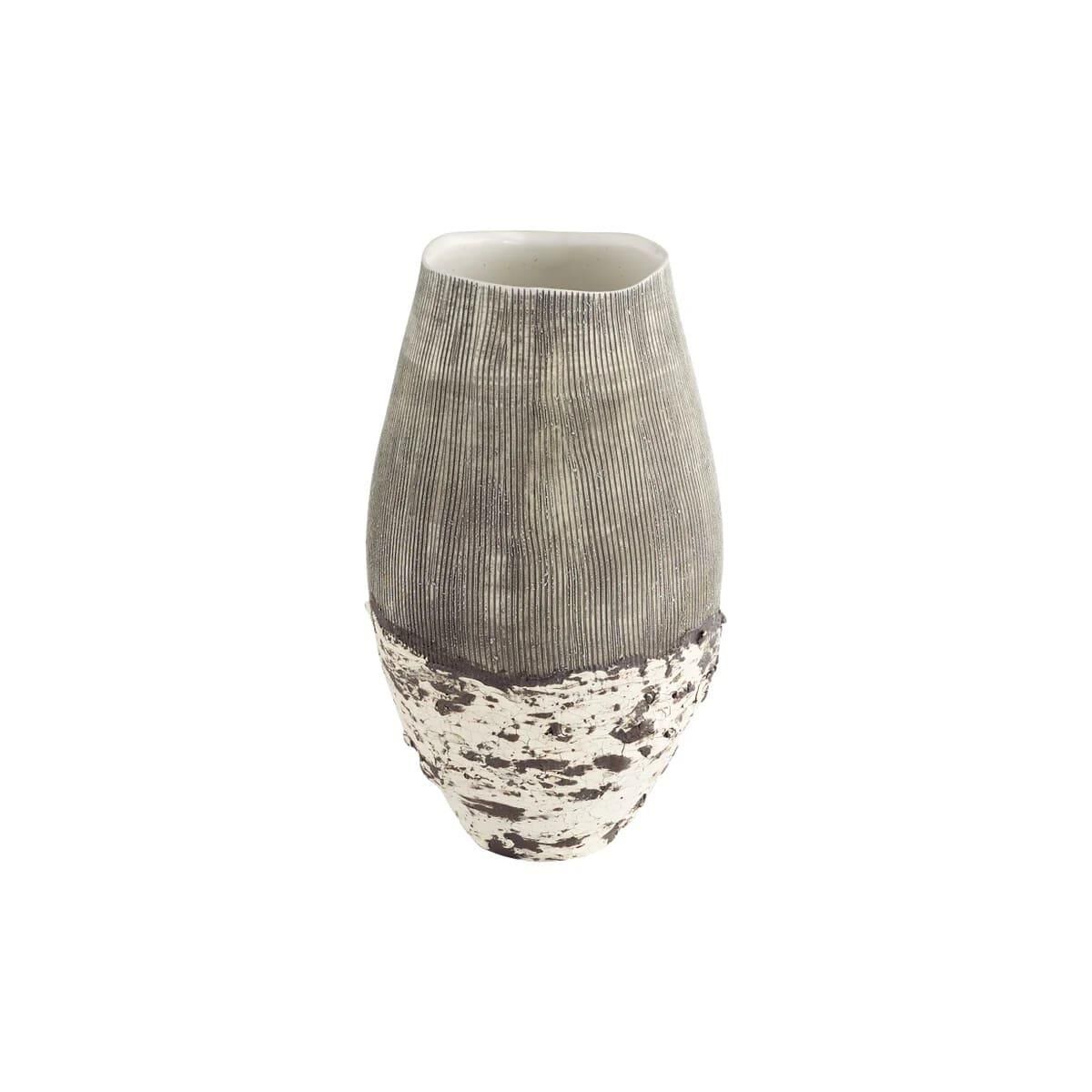 Calypso Vase | White - Sm Vase-Urn by Cyan Designs