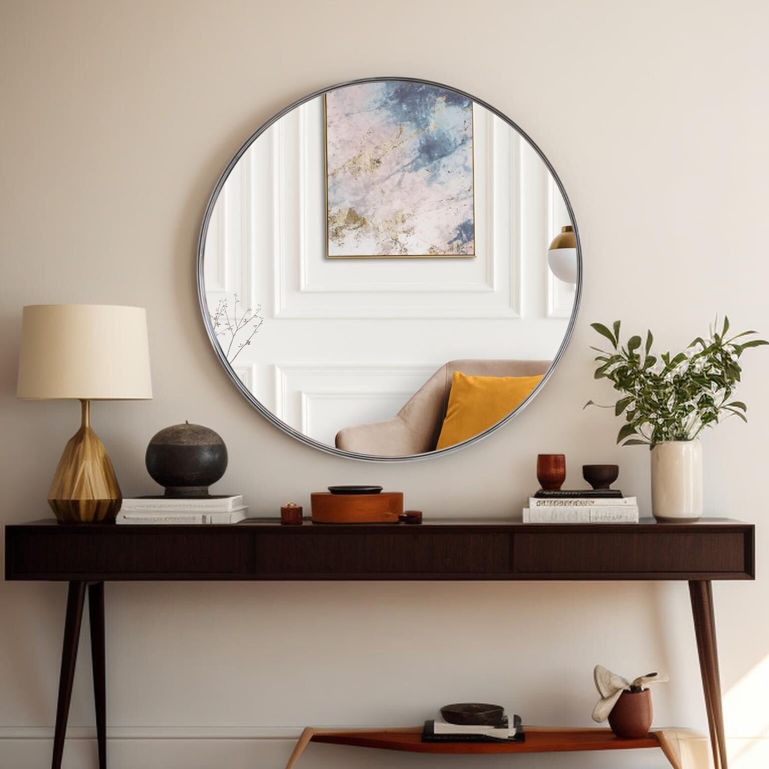 The Steele Decorative Mirror by Howard Elliott Collection