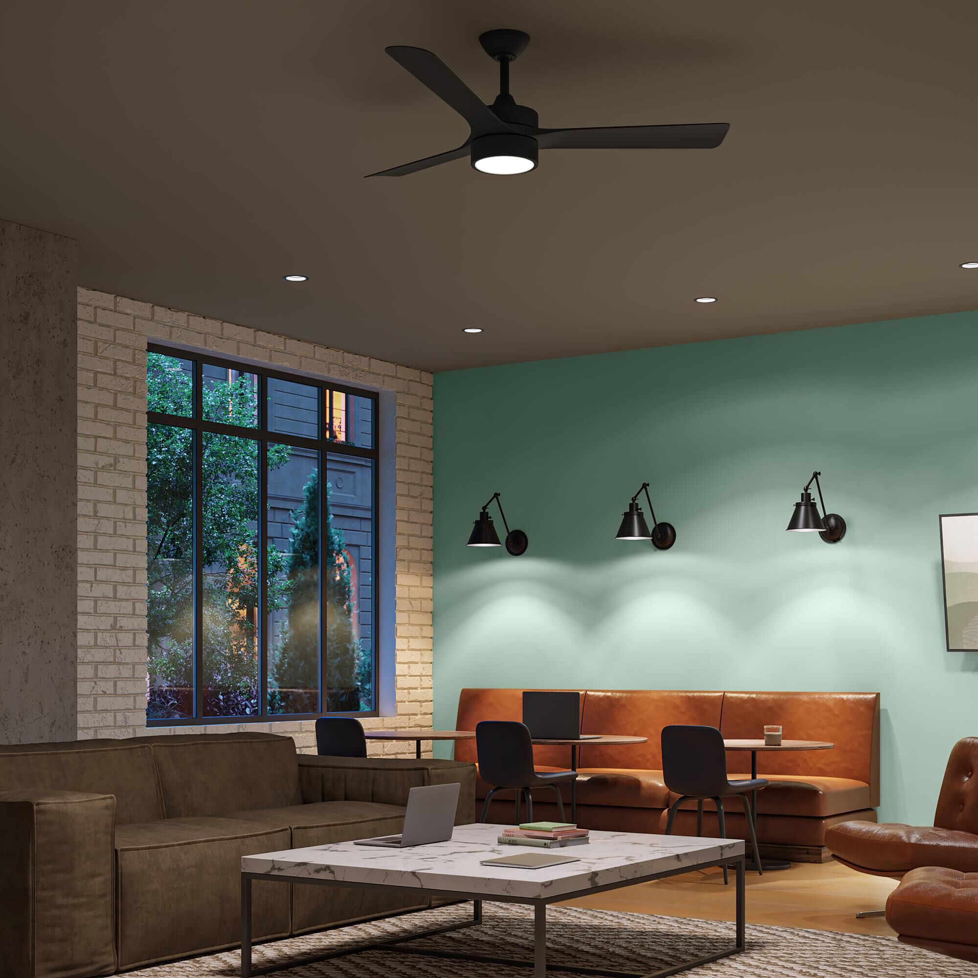 Axion 52 Inch Ceiling Fan with Light Kit by Progress Lighting