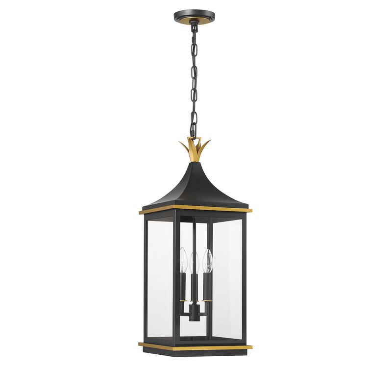 Simpson Large Outdoor Hanging Lantern by Crystorama