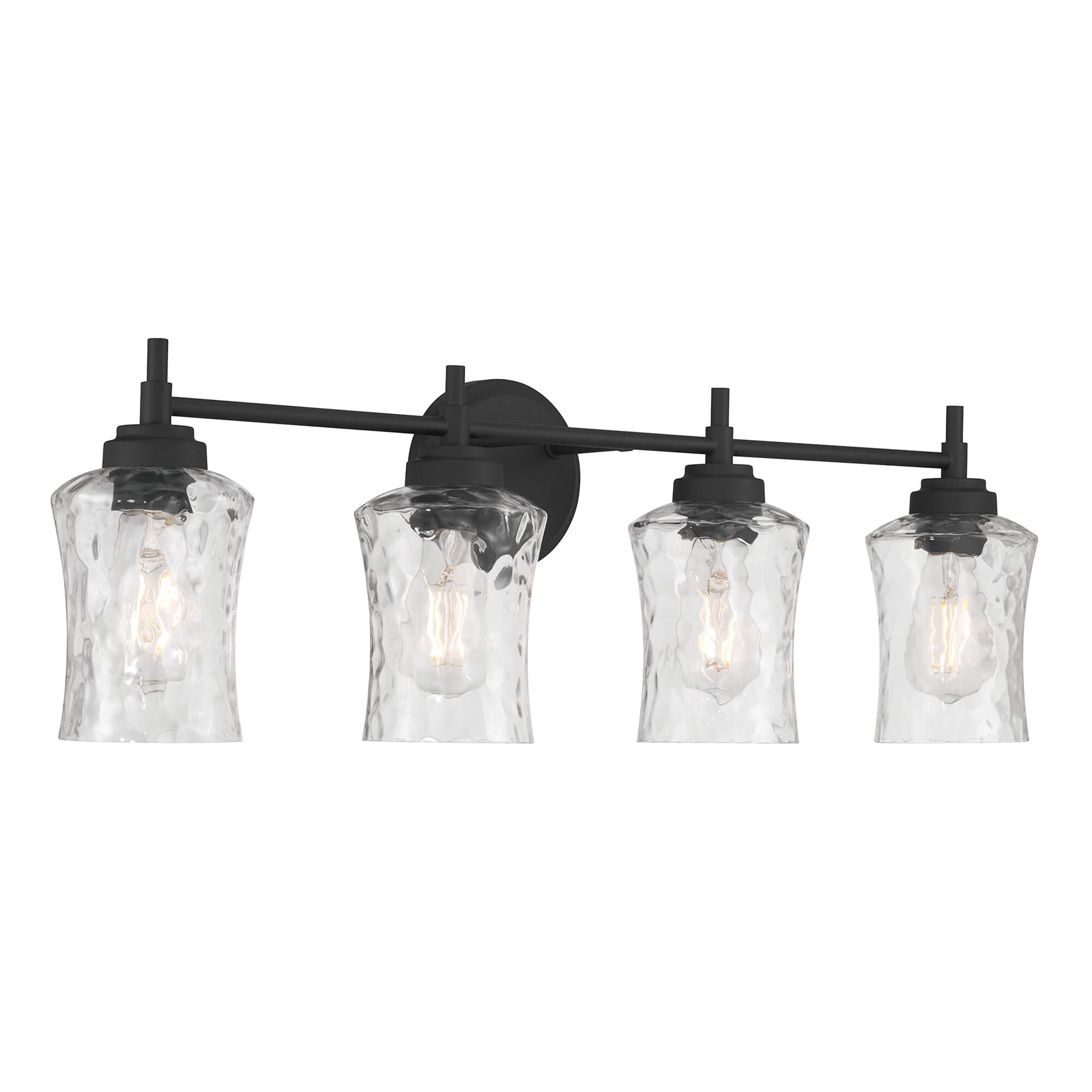 Shown in Matte Black finish and Clear Stone Water glass