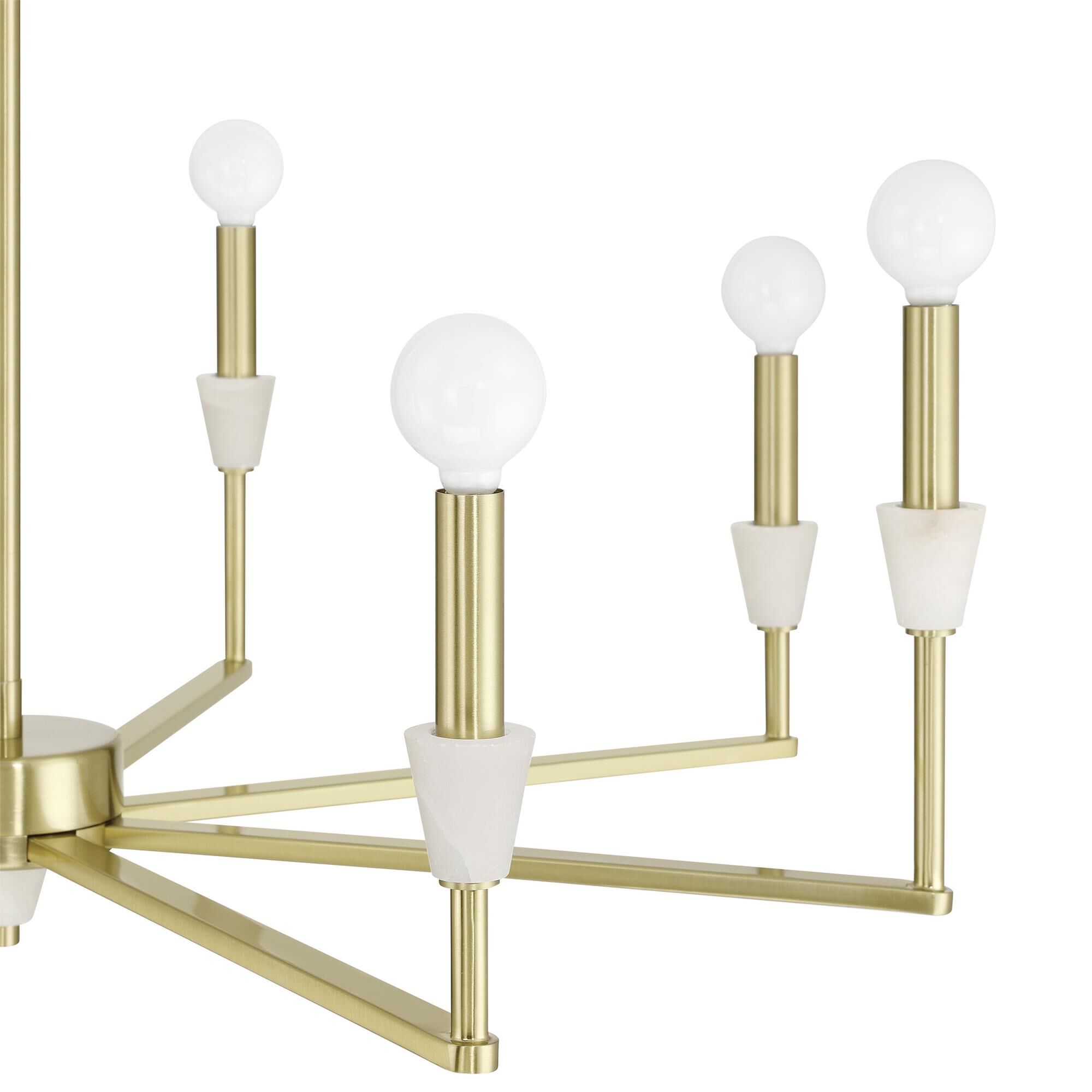 Shown in Brushed Gold finish