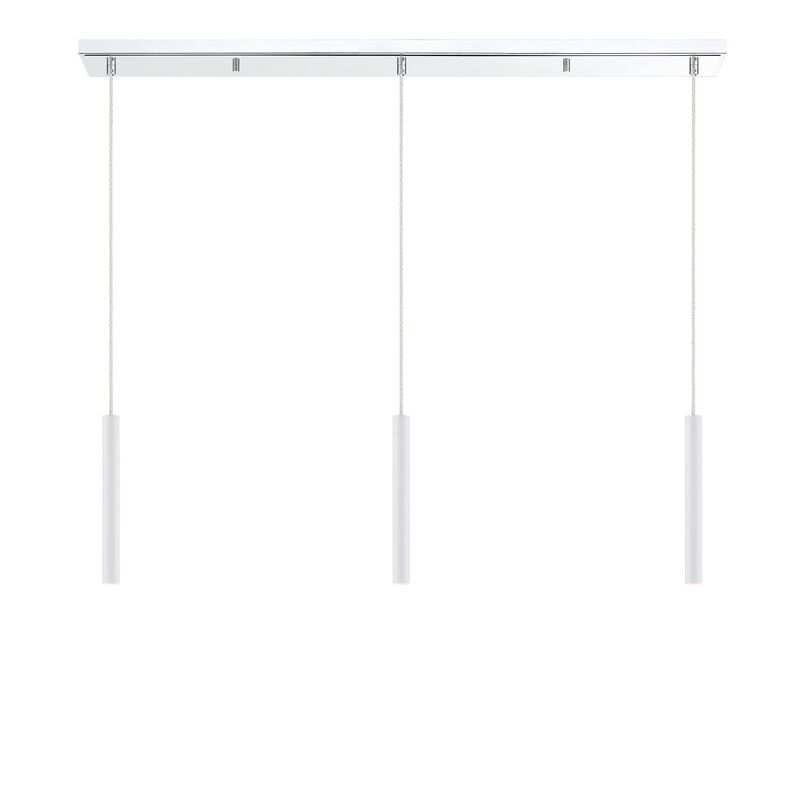 Forest 46 Inch 3 Light LED Linear Suspension Light by Z-Lite