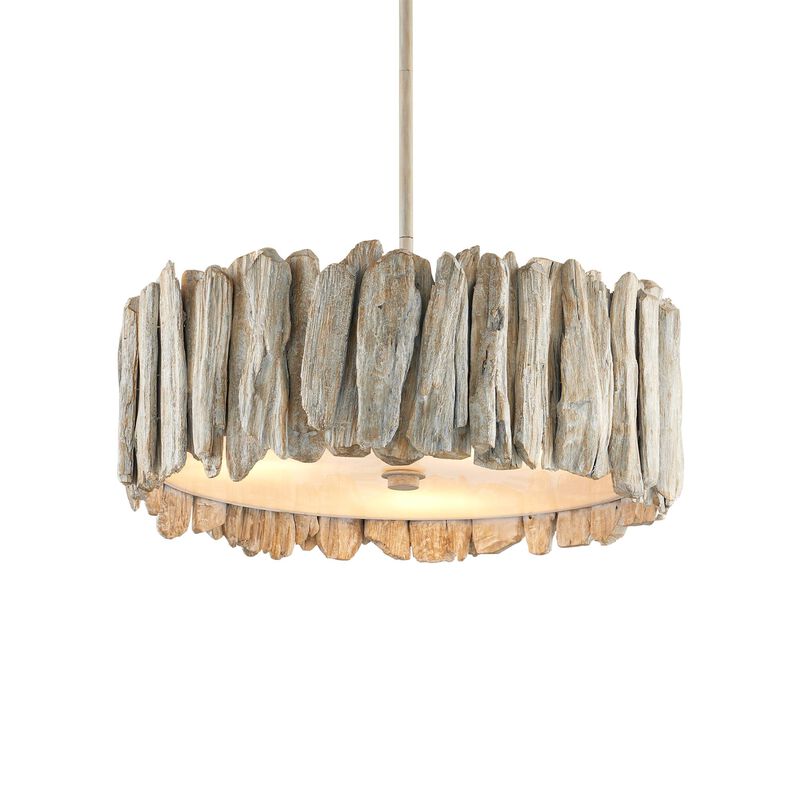 Driftwood 20 Inch Semi Flush Mount by Currey & Company