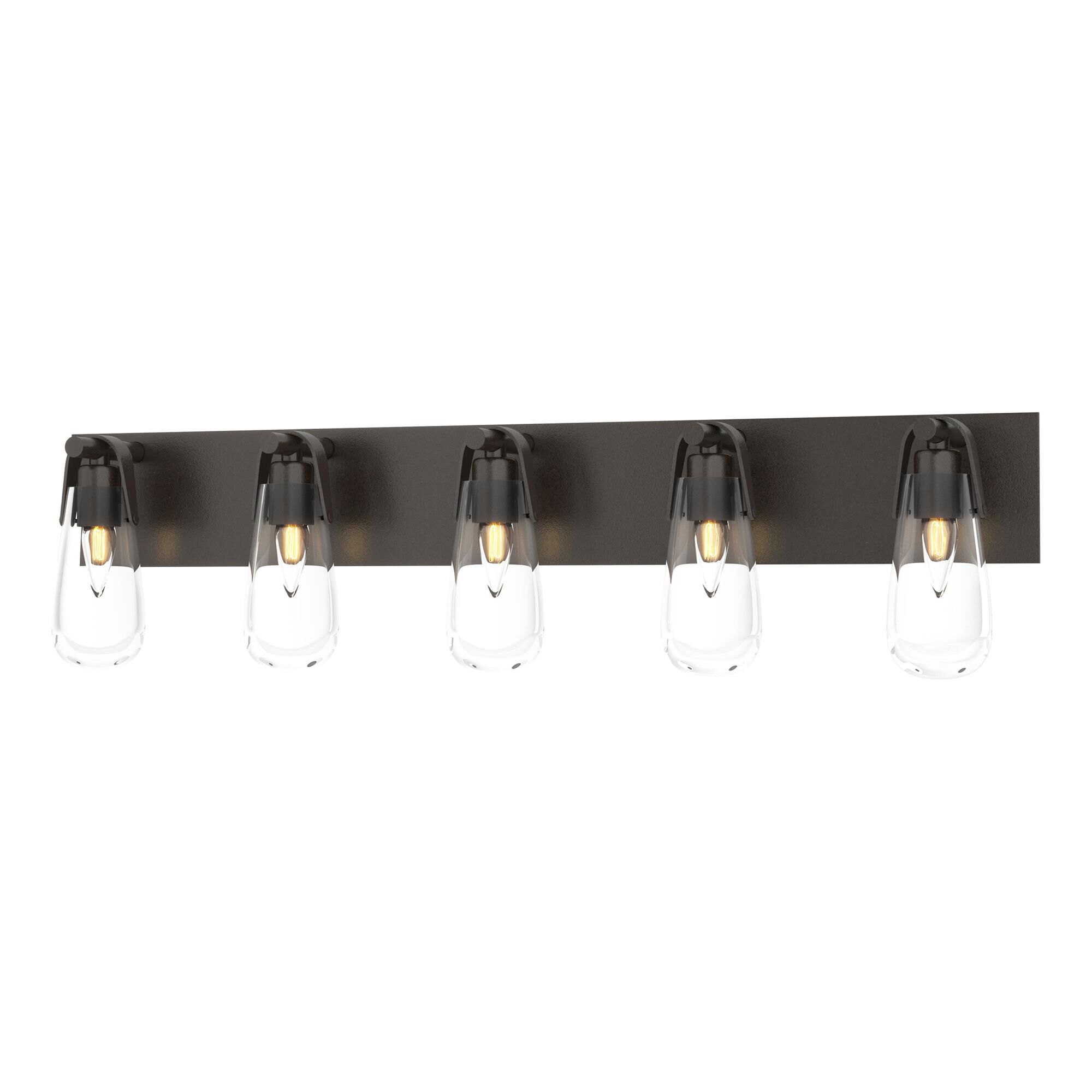 Shown in Oil Rubbed Bronze finish and Clear glass
