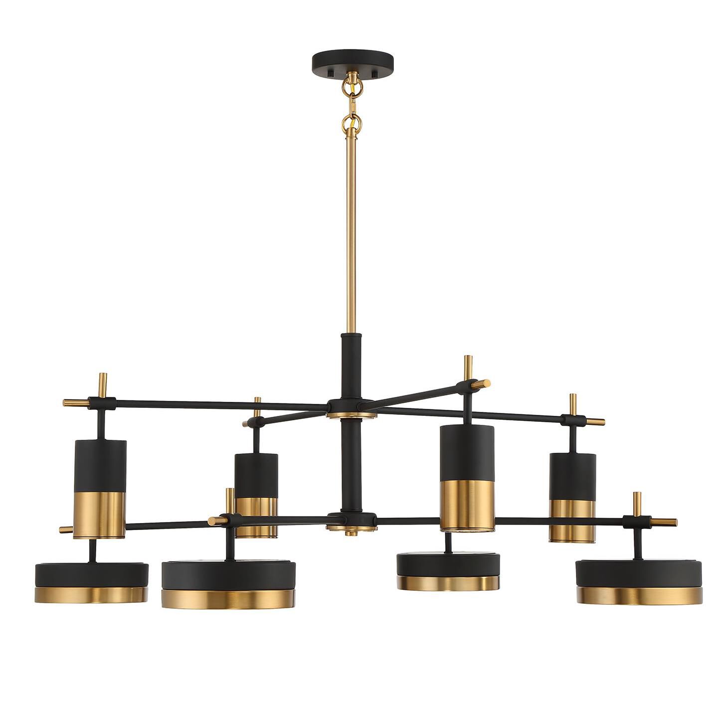 Ashor 42 Inch 8 Light LED Chandelier by Savoy House
