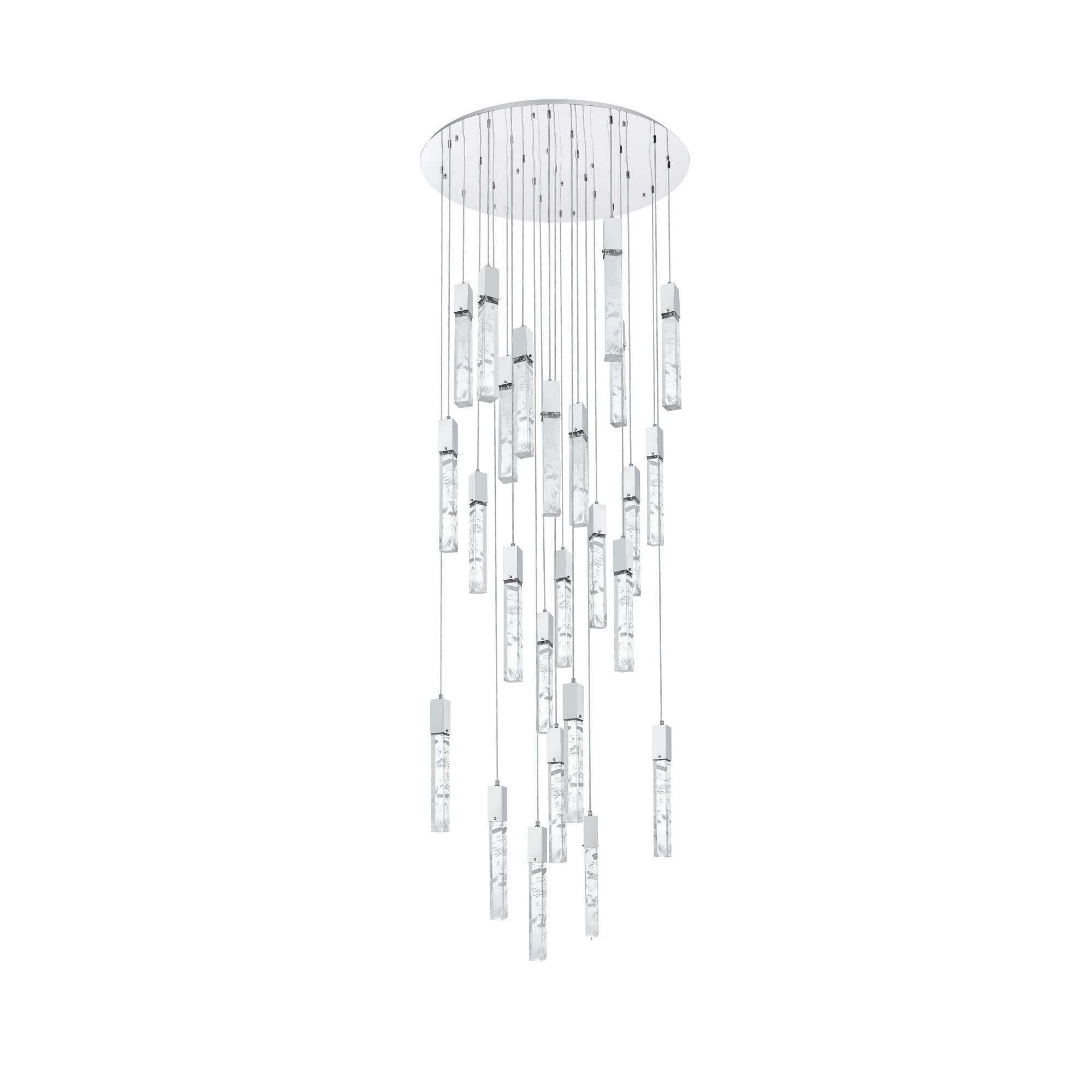 Aurora 42 Inch Multi Light Pendant by Elegant Lighting