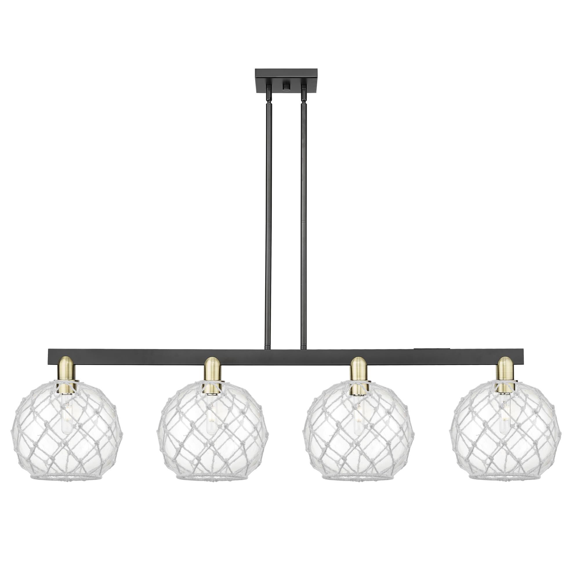 Bruno Marashlian Farmhouse Rope 53 Inch Linear Suspension Light by Innovations Lighting
