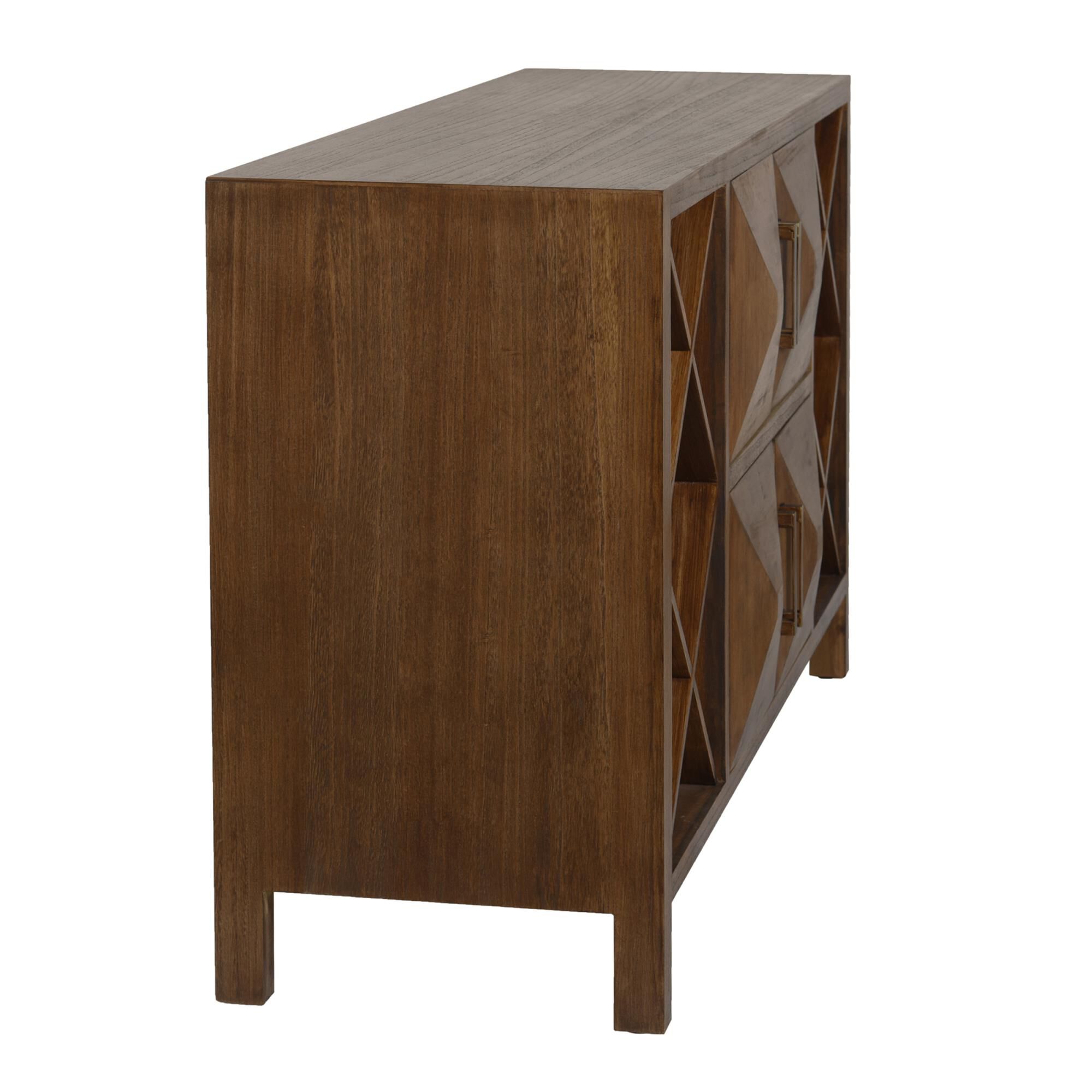 Norman Wyatt 60 Inch Storage Cabinet by Stylecraft