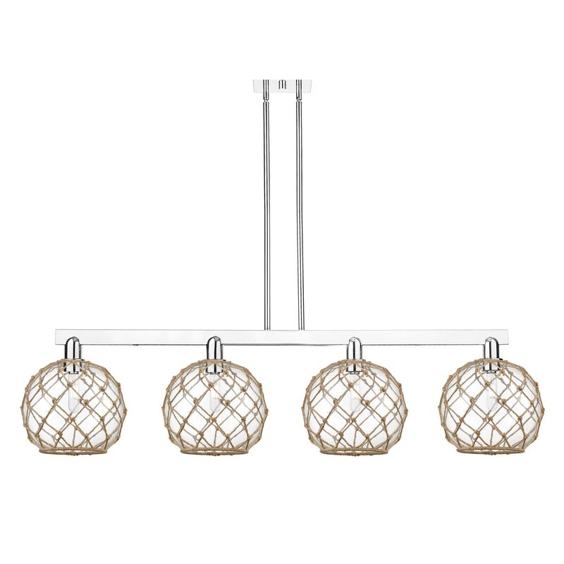 Bruno Marashlian Farmhouse Rope 53 Inch Linear Suspension Light by Innovations Lighting