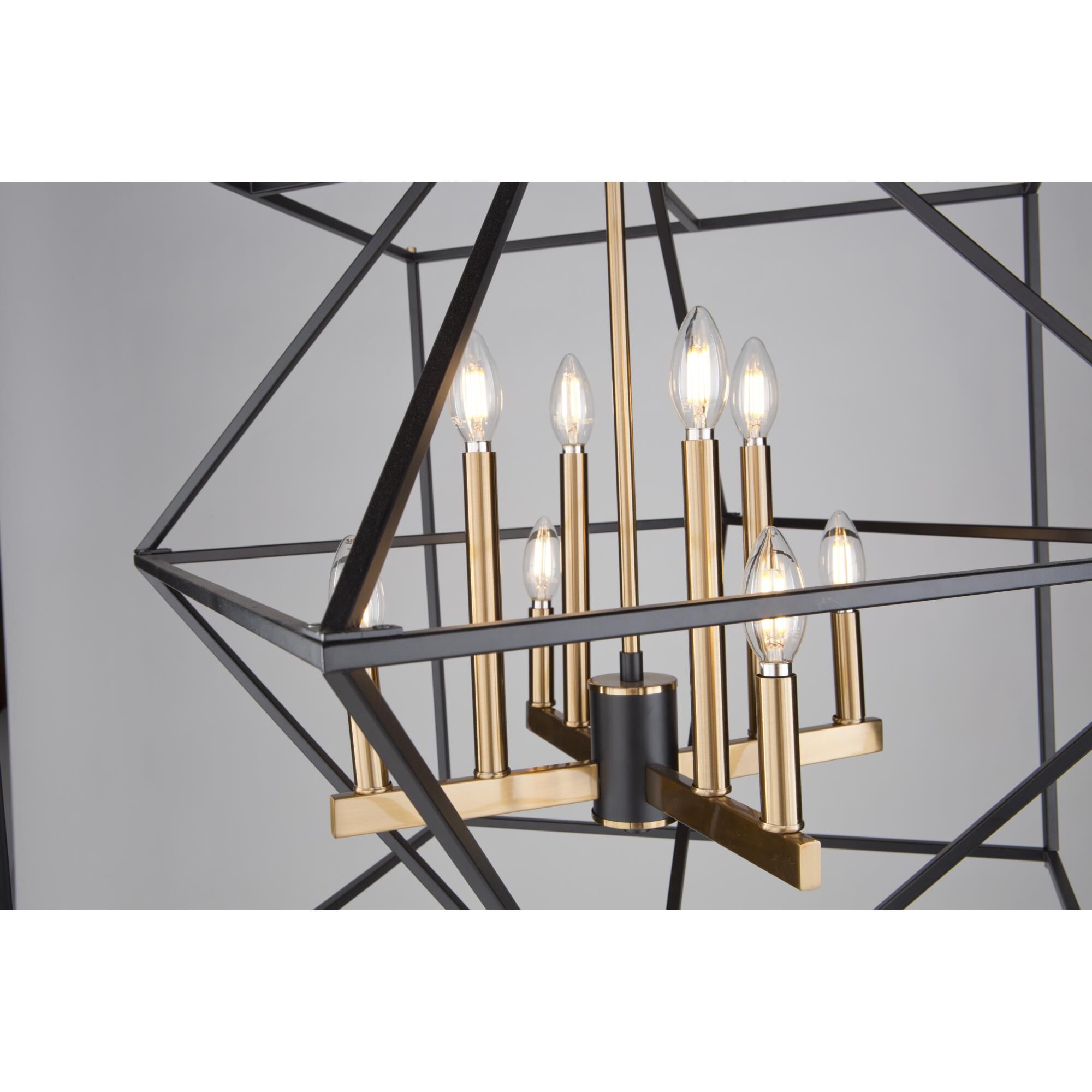 Shown in Matte Black - Harvest Brass finish