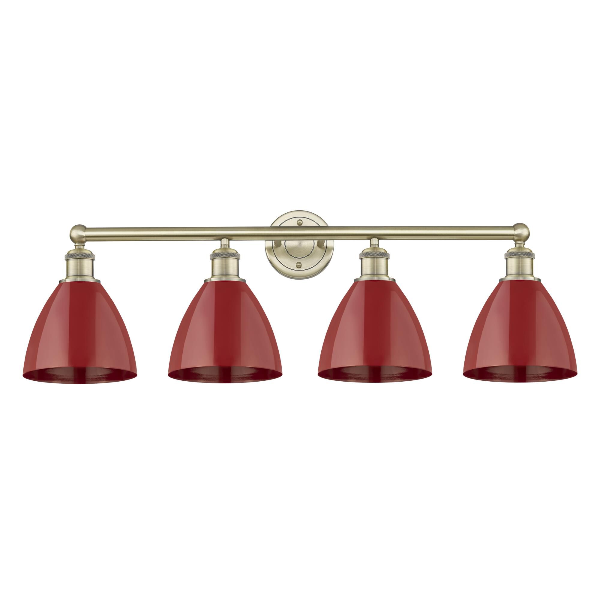 Bruno Marashlian Plymouth Dome 34 Inch 4 Light Bath Vanity Light by Innovations Lighting