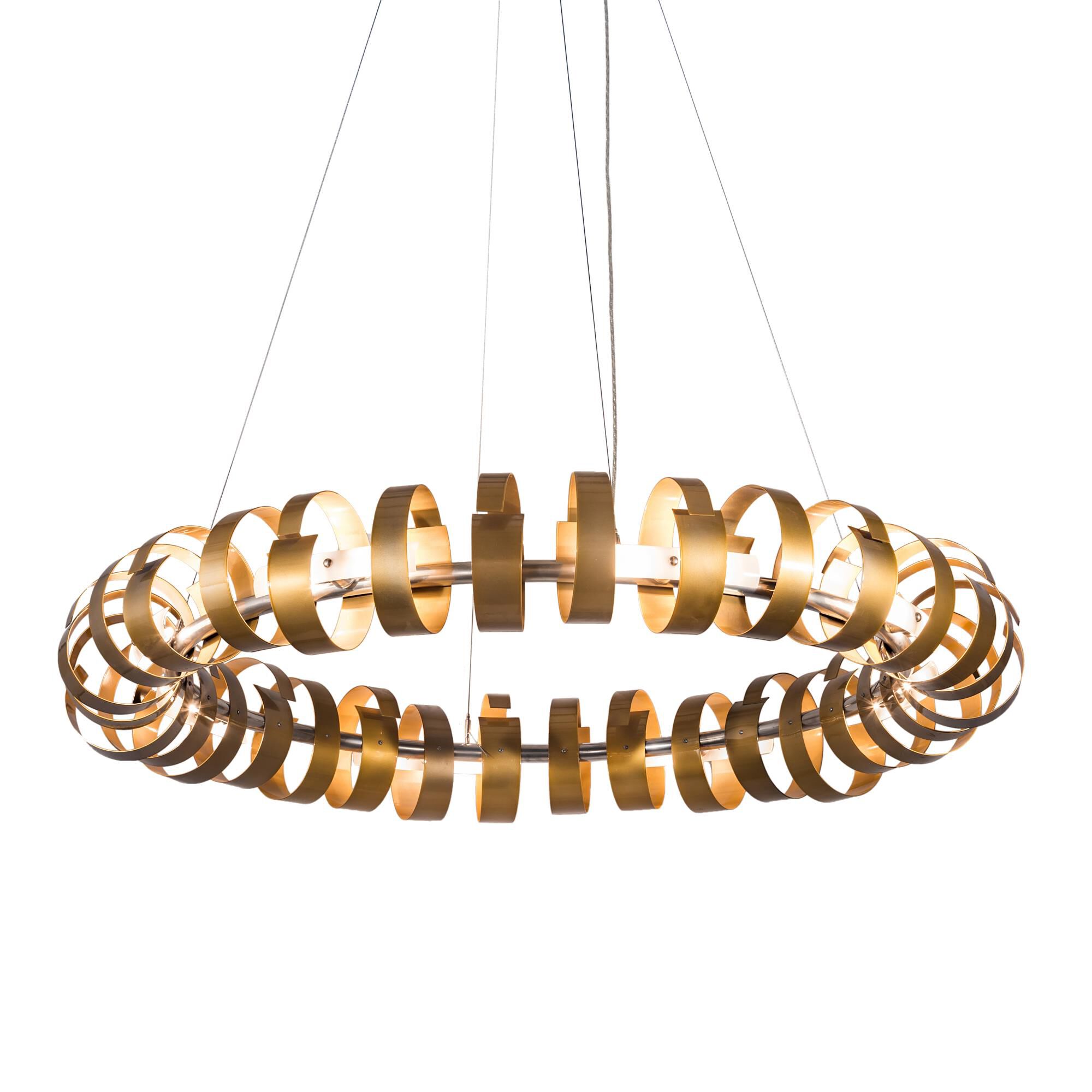 63 Inch 16 Light Semi Flush Mount by Meyda Lighting