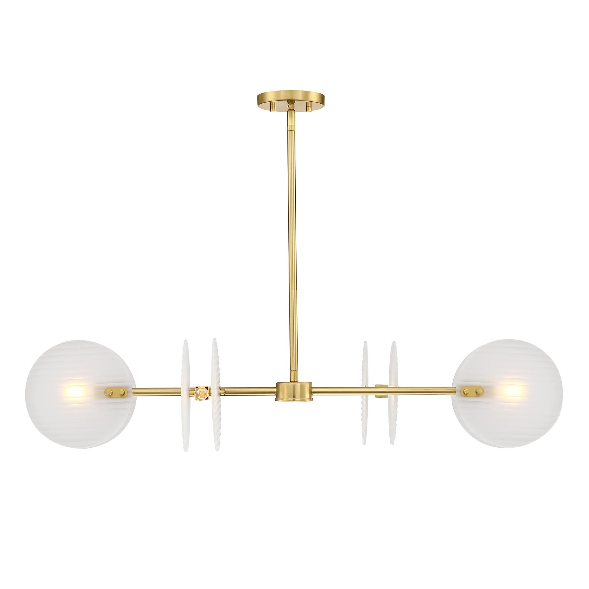 Sky Fall 40 Inch Linear Suspension Light by Designers Fountain