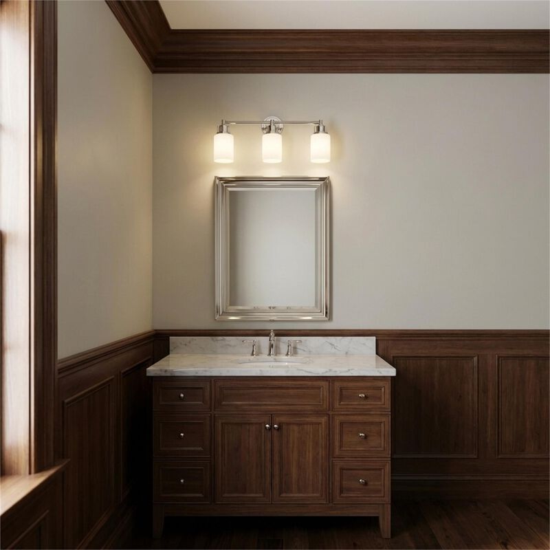 Chapman & Myers Ashford 24 Inch 3 Light Bath Vanity Light by Visual Comfort Studio